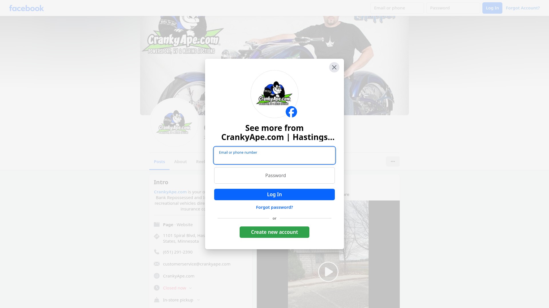 Screenshot of crankyape.com