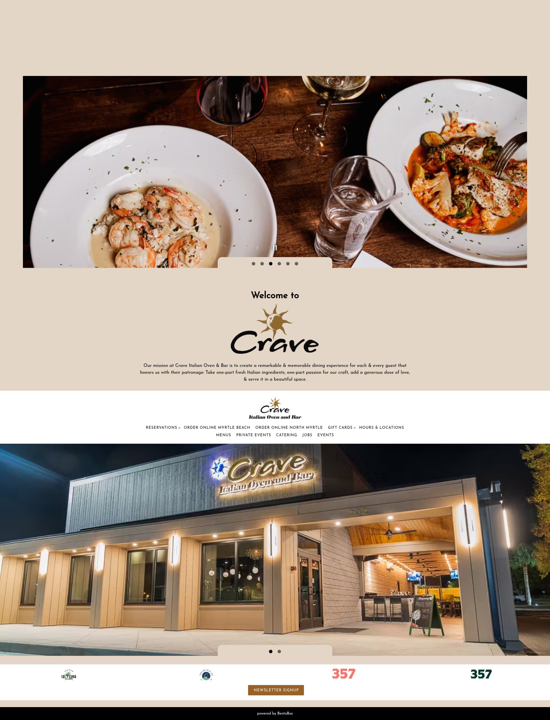 Screenshot of cravemb.com