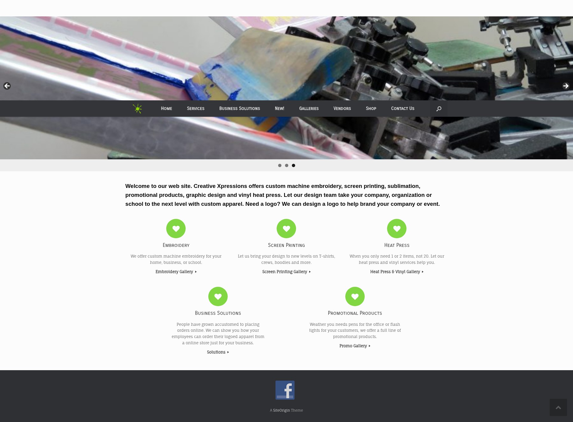Screenshot of creativexpressionsstore.com