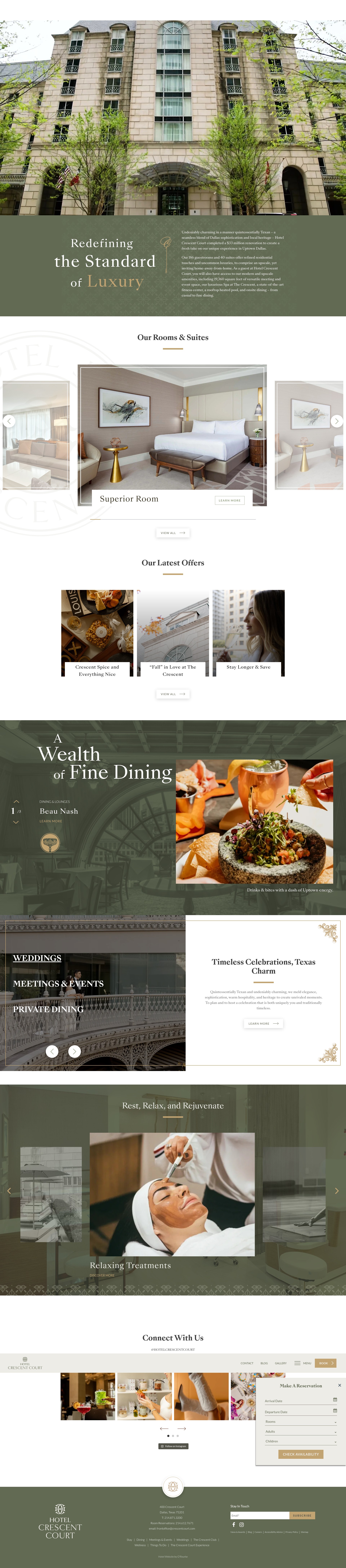 Screenshot of crescentcourt.com