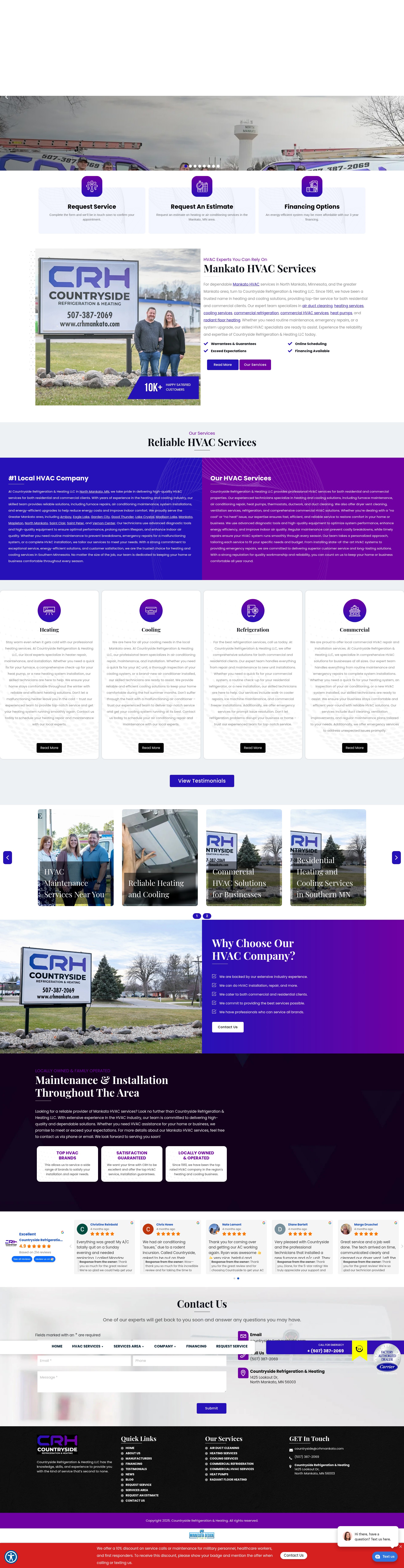 Screenshot of crhmankato.com