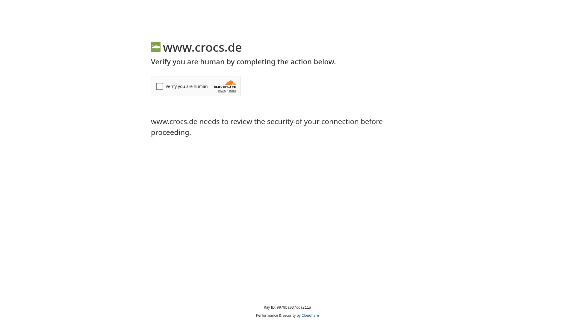 Screenshot of crocs.de