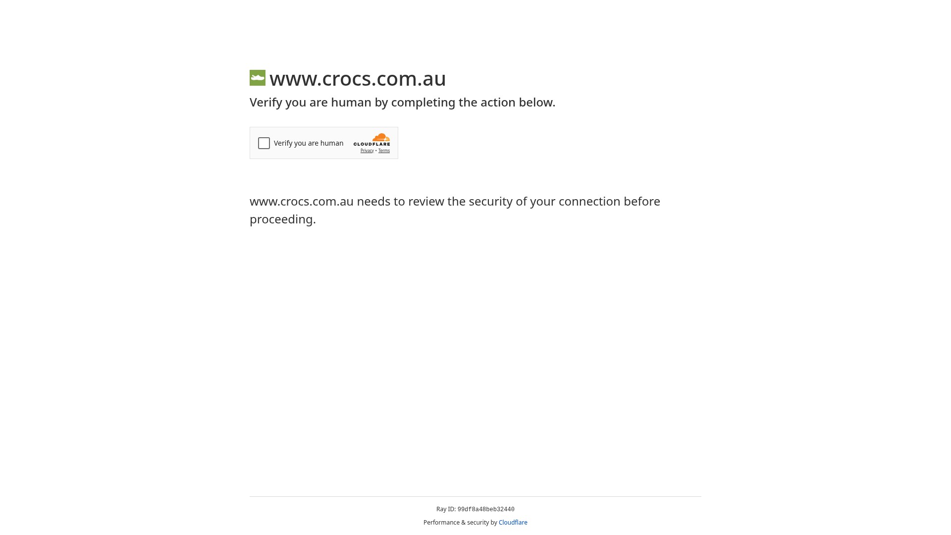 Screenshot of crocsaustralia.com.au