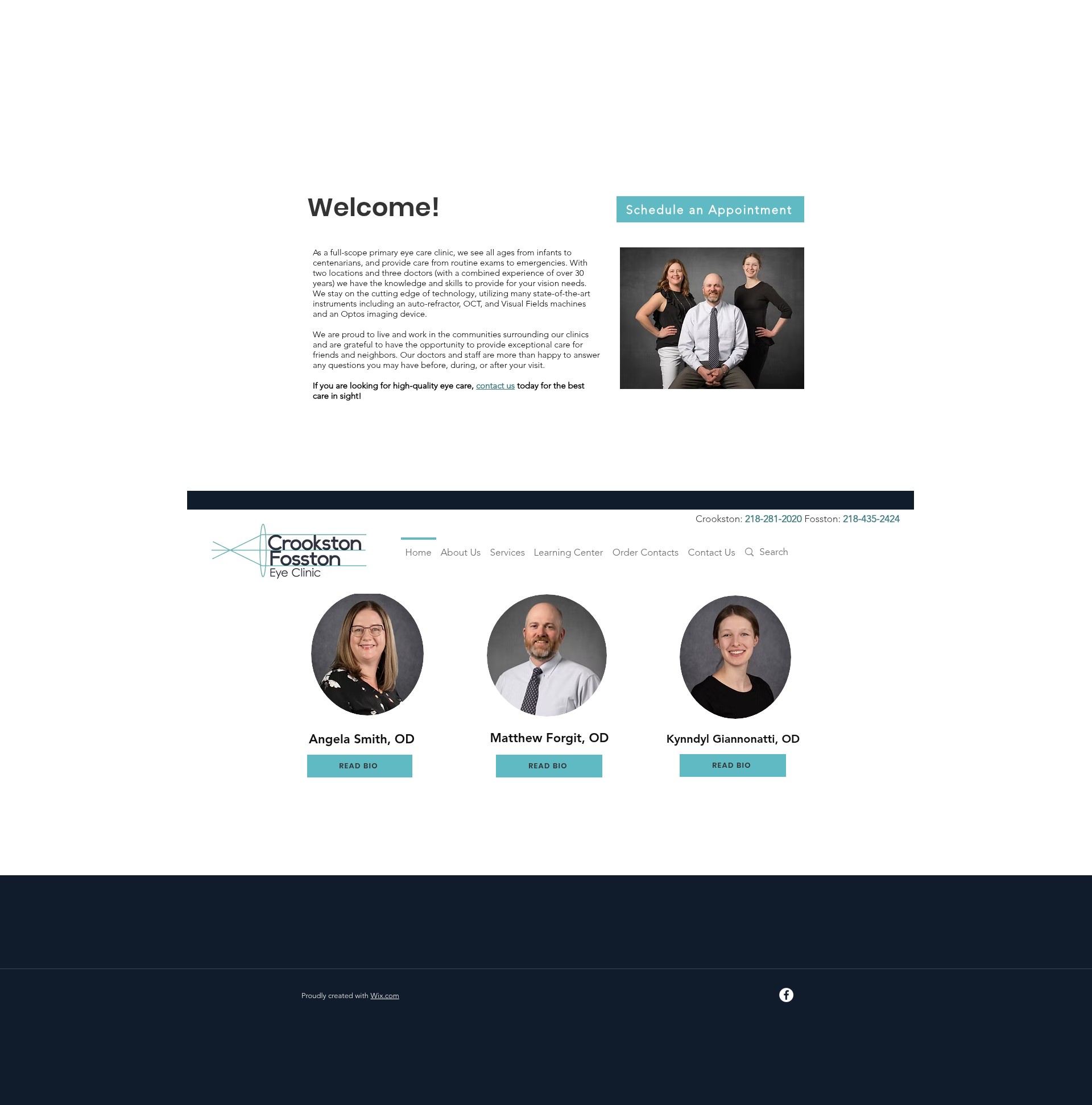 Screenshot of crookstonfosstoneye.com