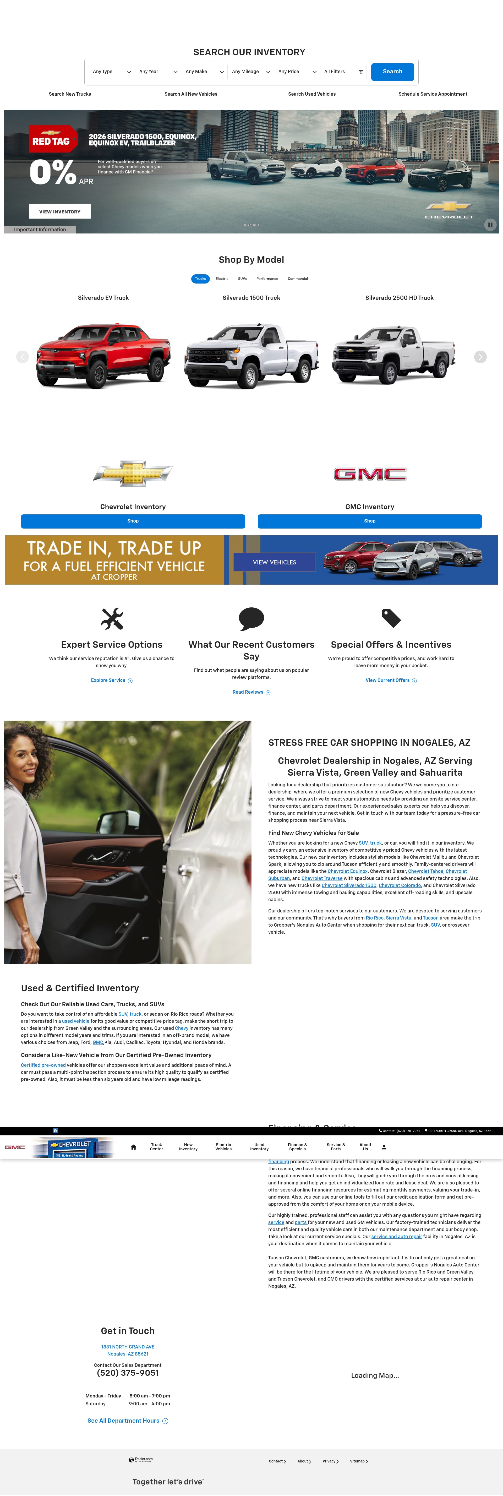 Screenshot of croppercare.com