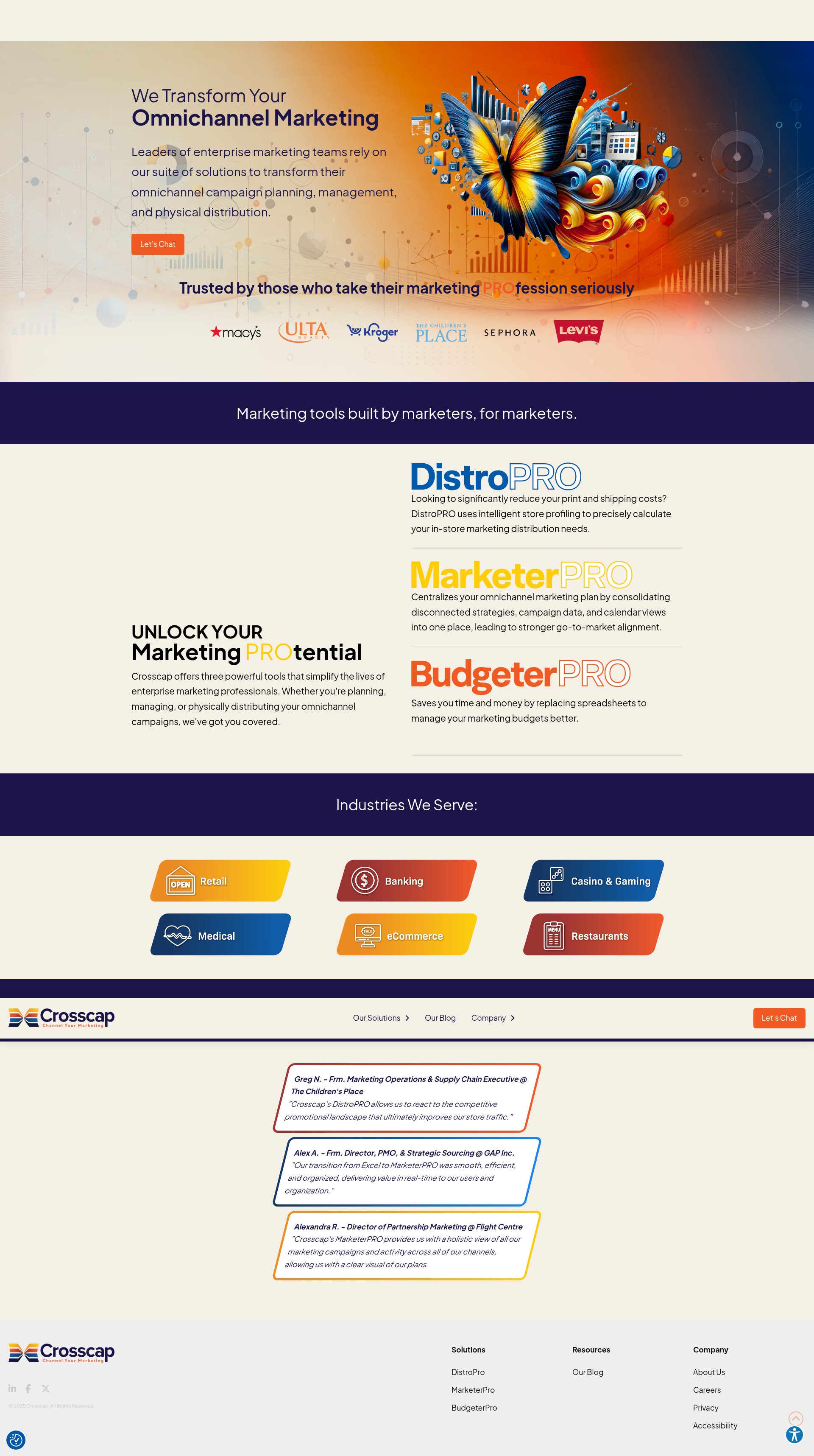 Screenshot of crosscap.com