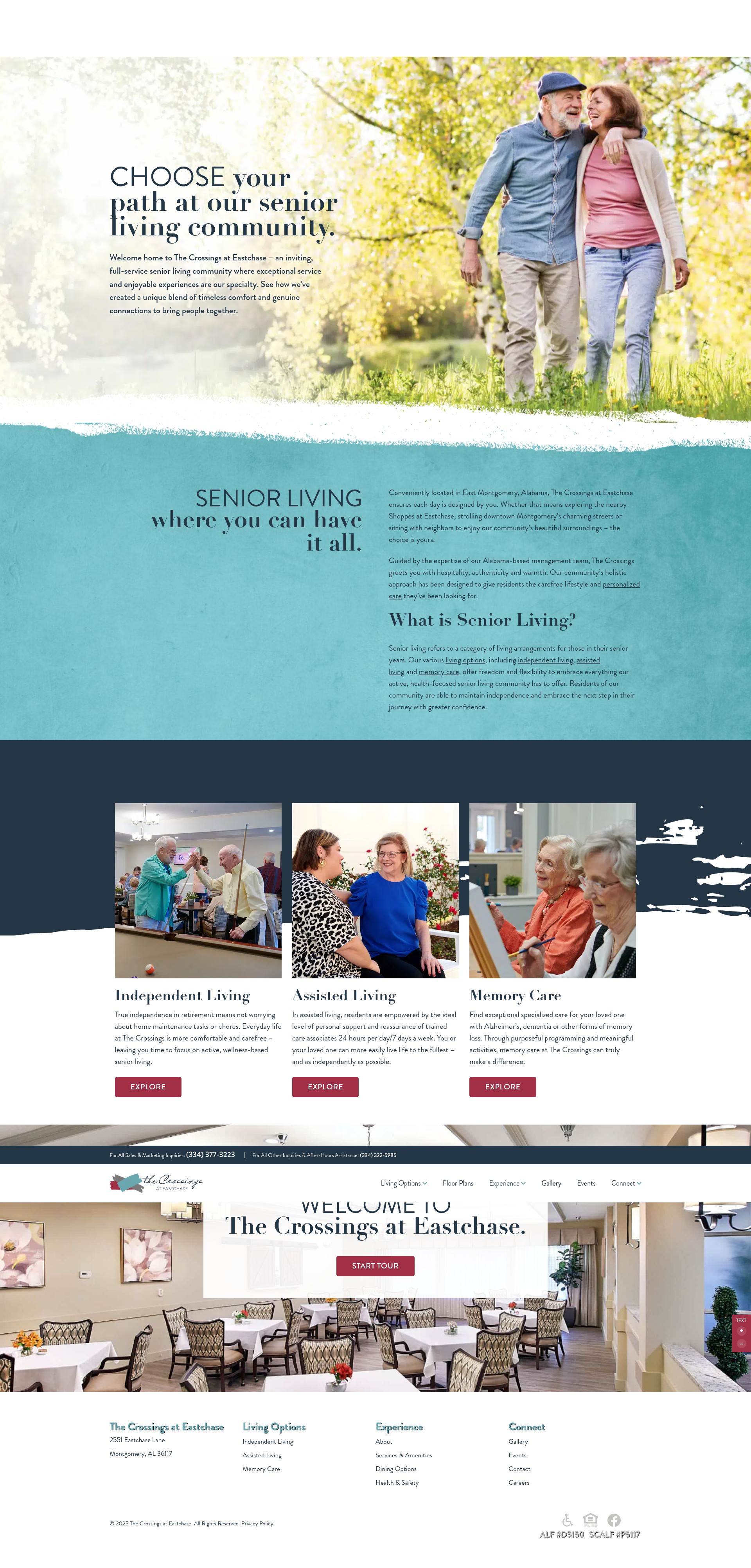 Screenshot of crossingsateastchase.com