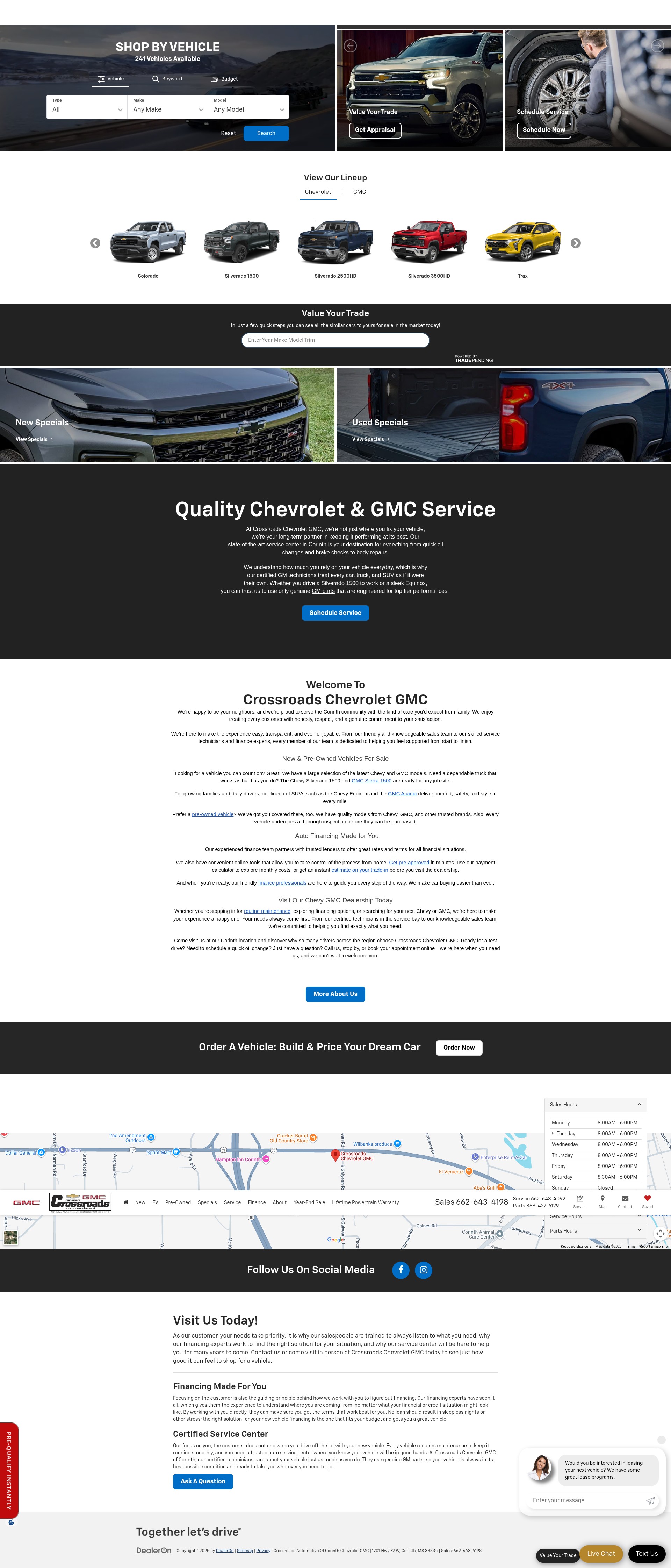 Screenshot of crossroadsgm.net