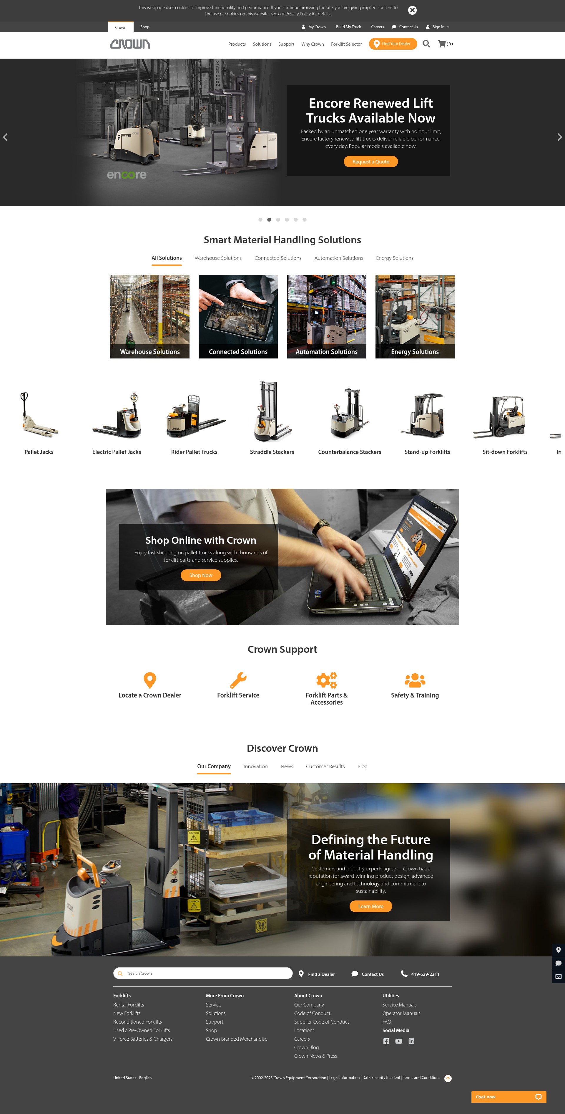 Screenshot of crown.com