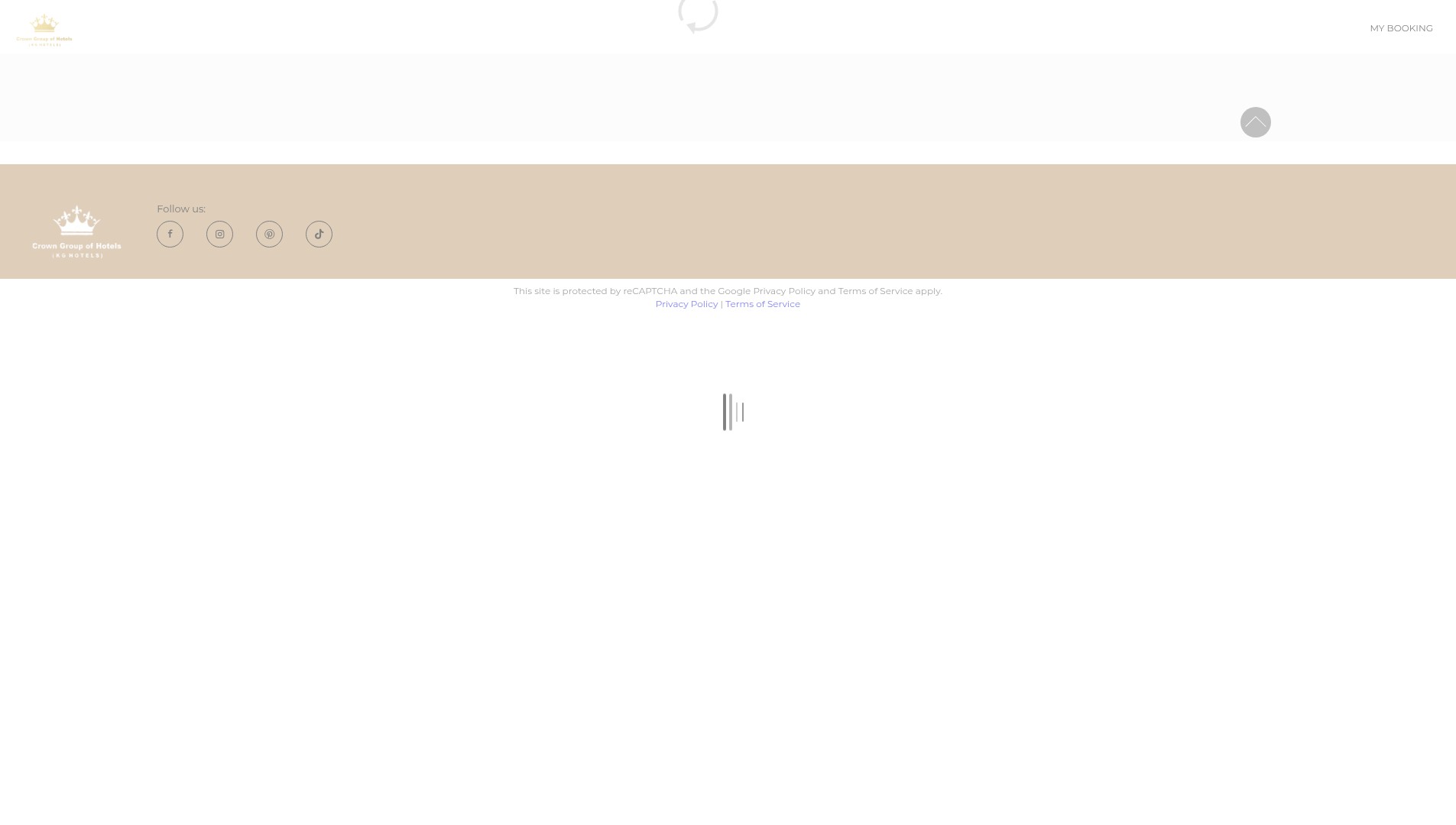 Screenshot of crowngroup.backhotelite.com