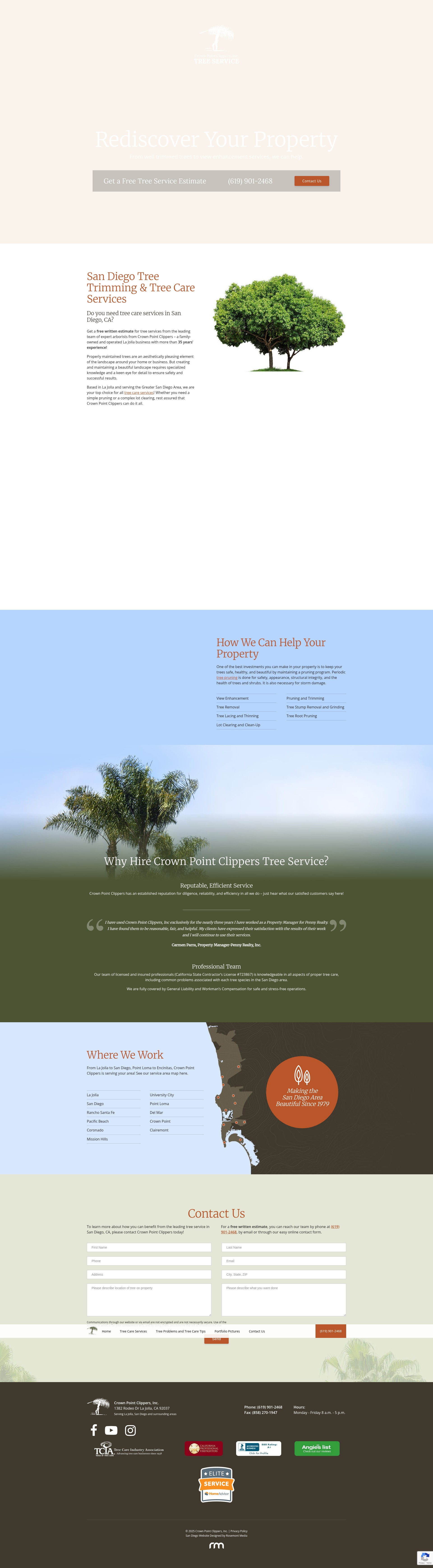 Screenshot of crownpointclippers.com