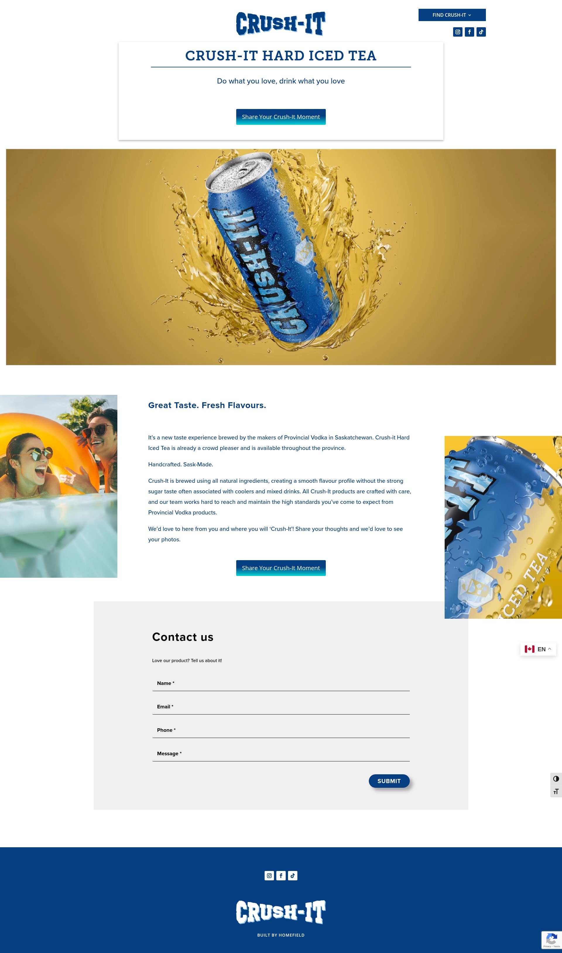 Screenshot of crush-it.com