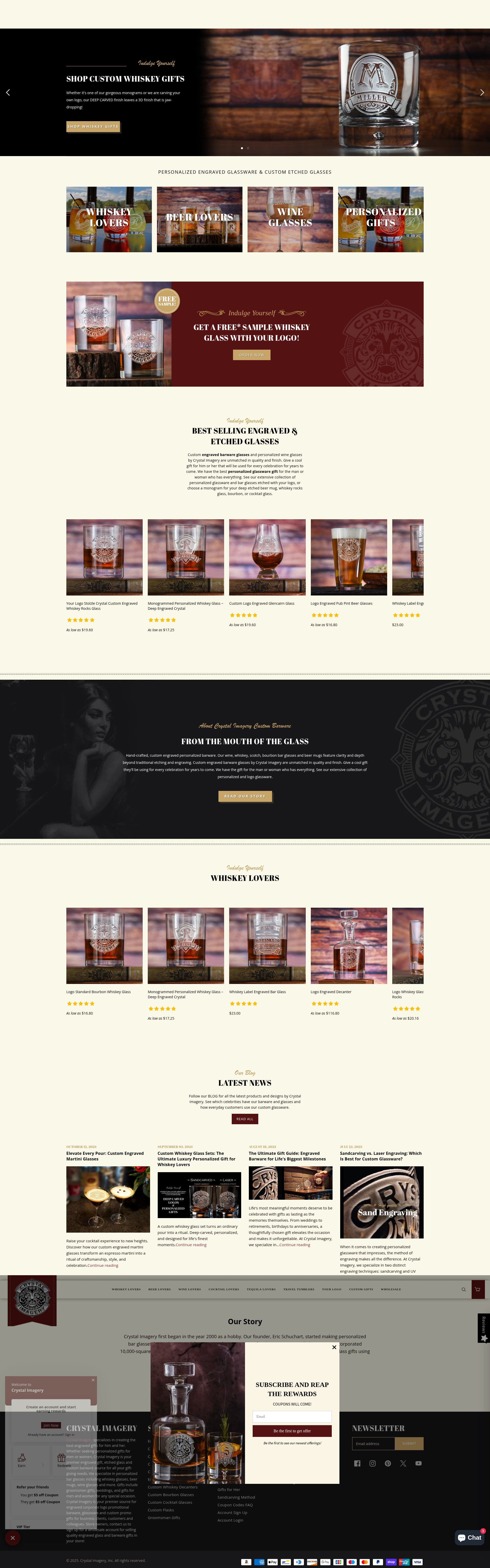 Screenshot of crystalimagery.com