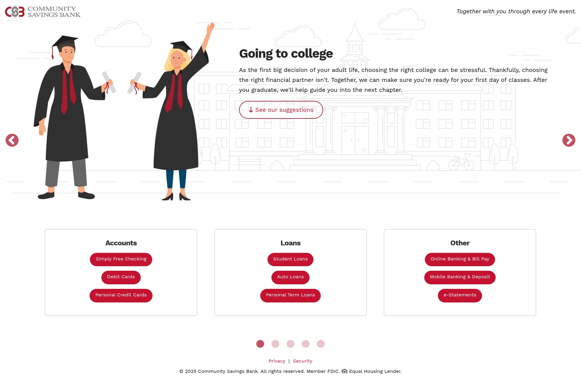 Screenshot of csbiowa.me
