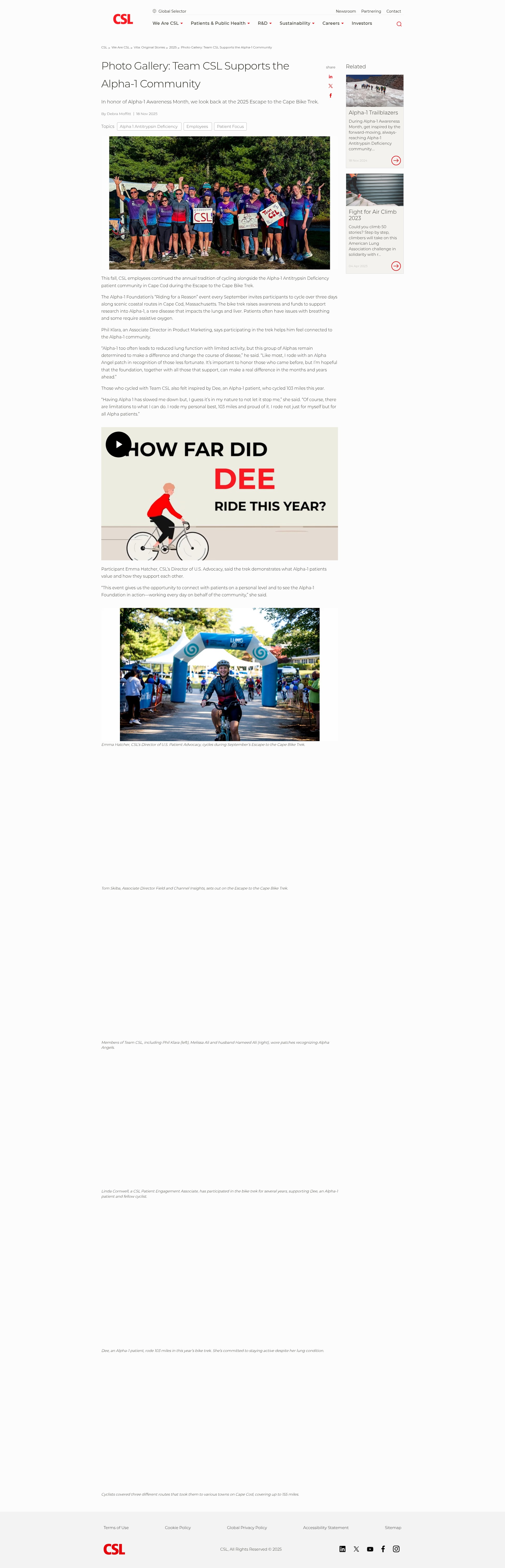 Screenshot of csl.com