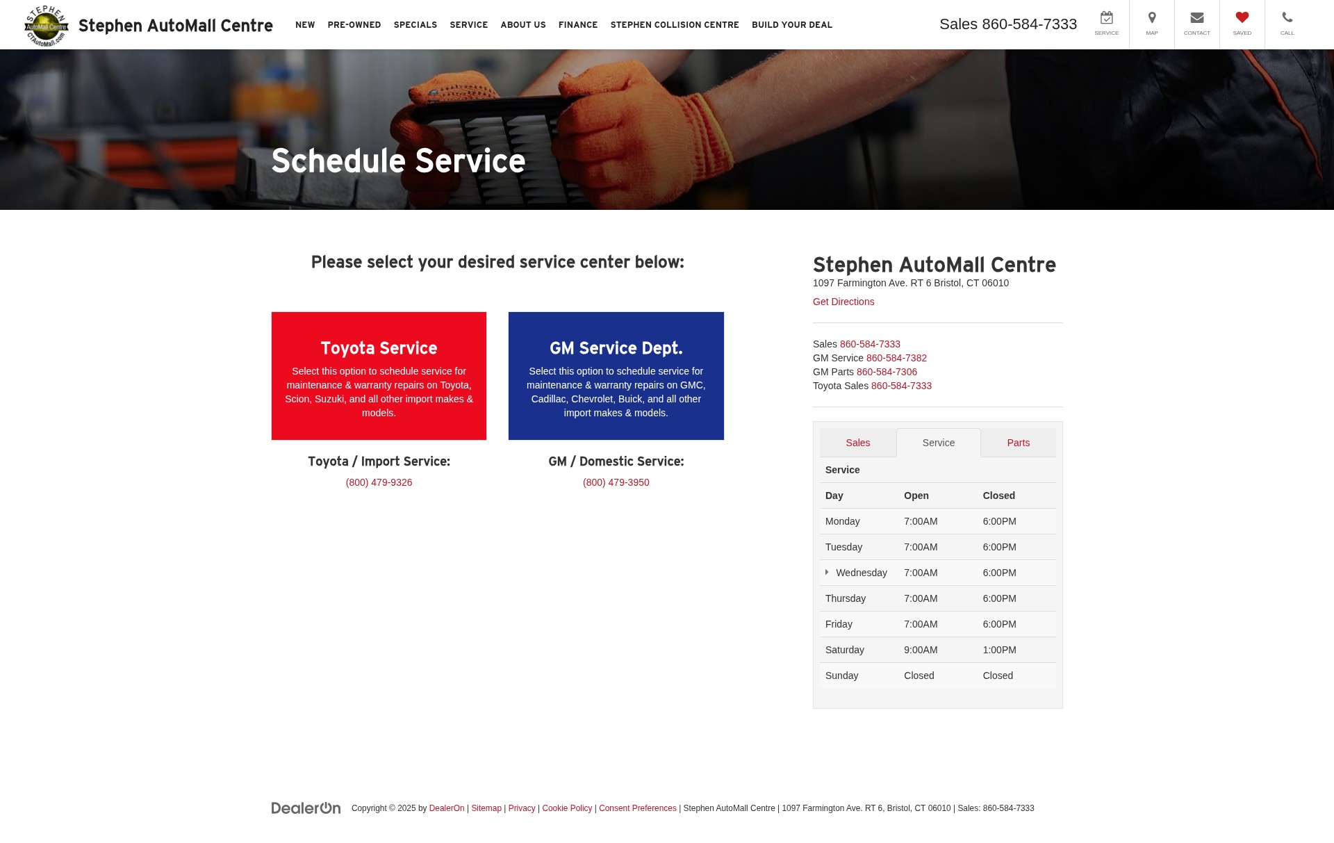 Screenshot of ctautomall.com