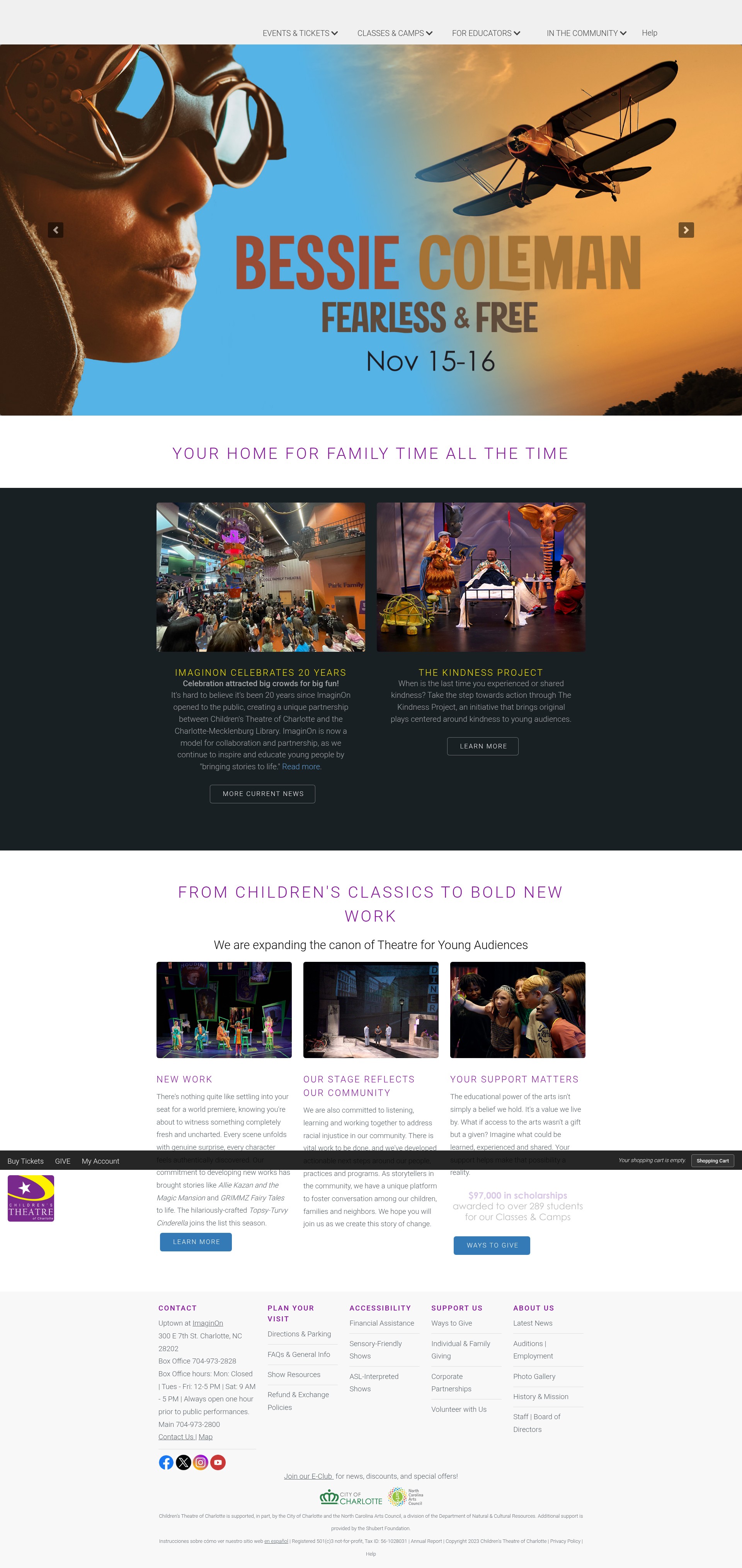 Screenshot of ctcharlotte.org