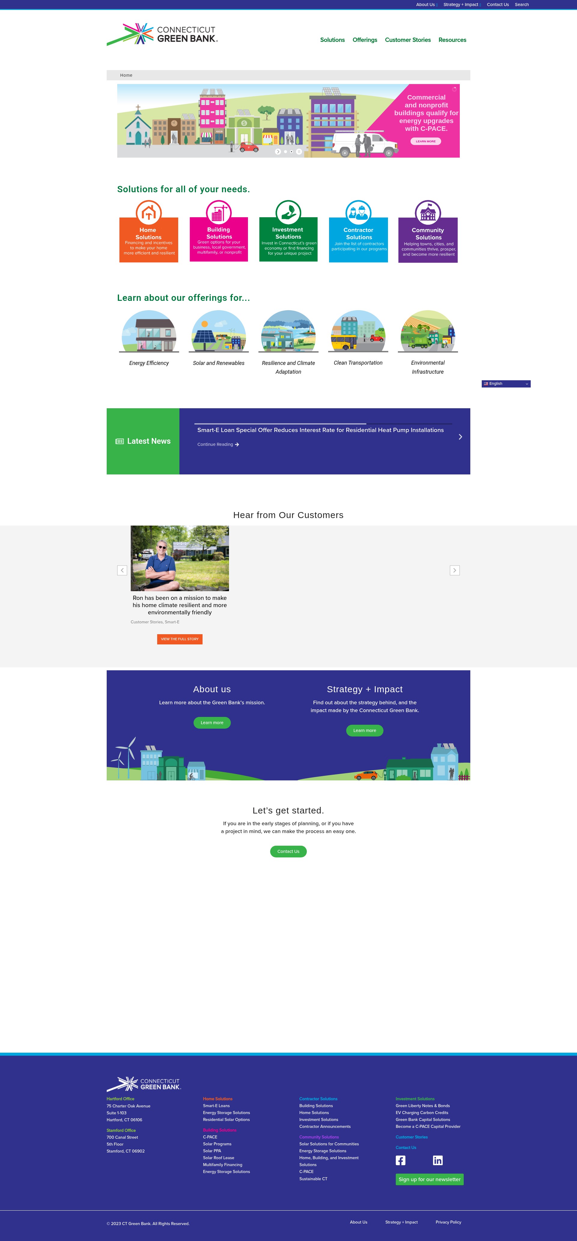 Screenshot of ctgreenbank.com