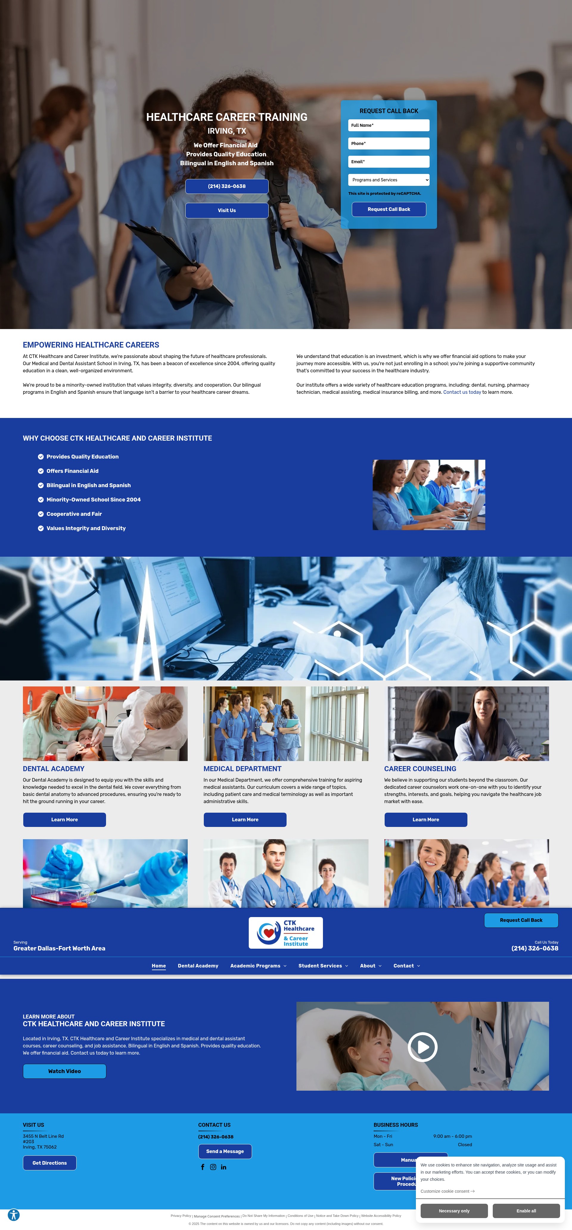 Screenshot of ctkhealthcare.com