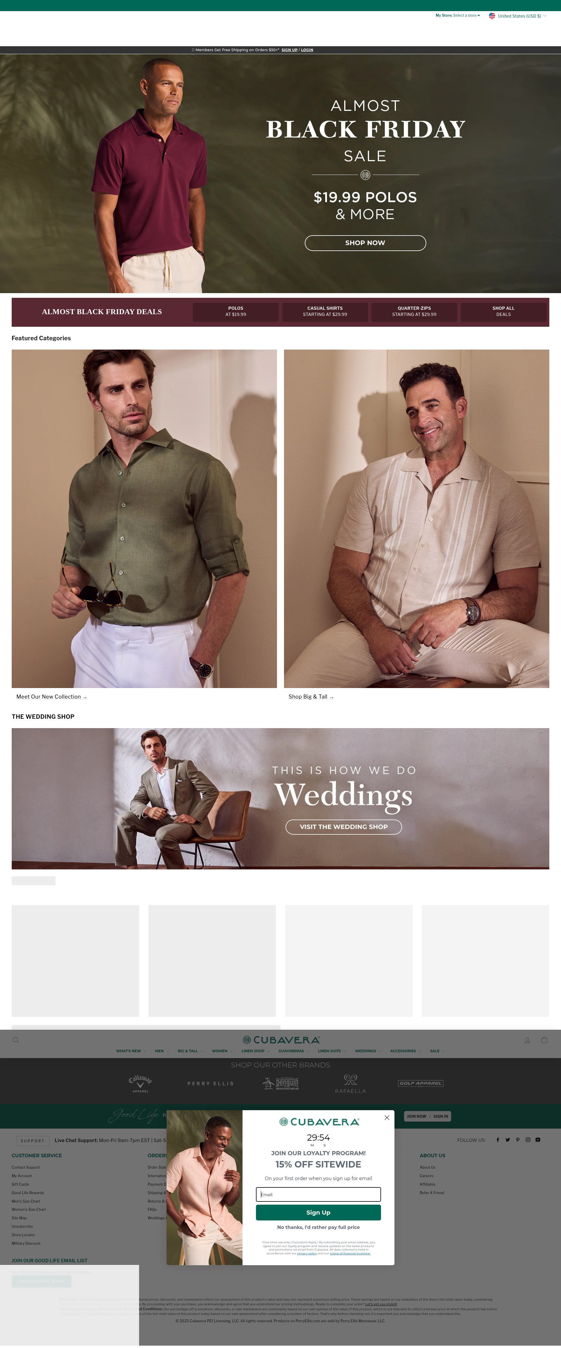 Screenshot of cubavera.com