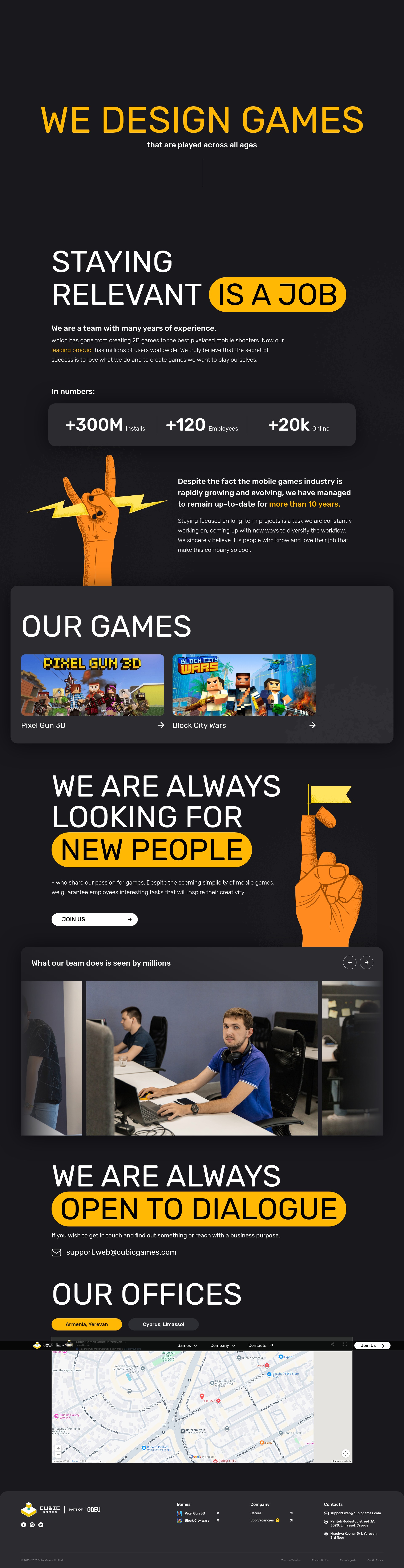 Screenshot of cubicgames.com