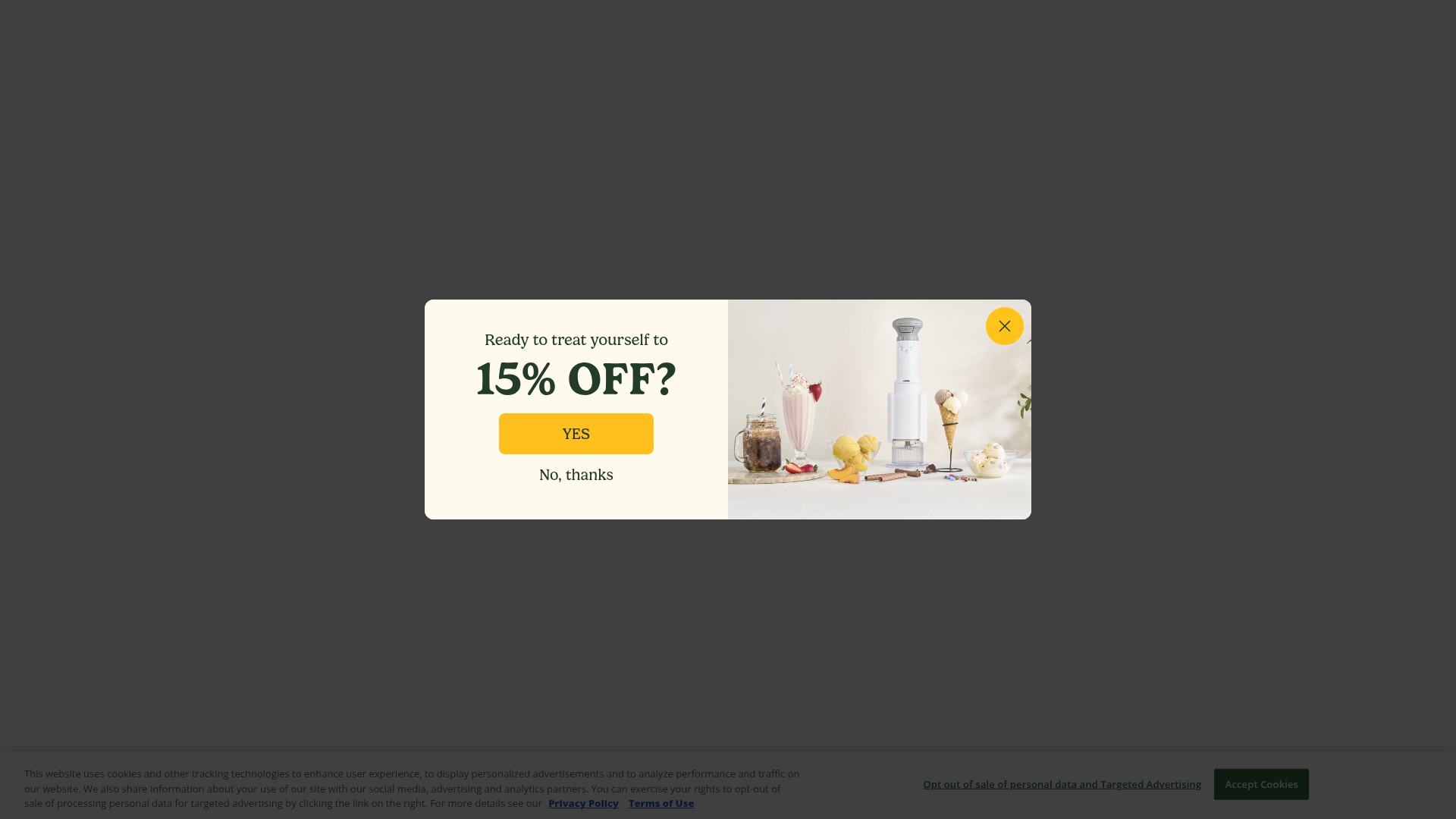 Screenshot of cuisinart.com