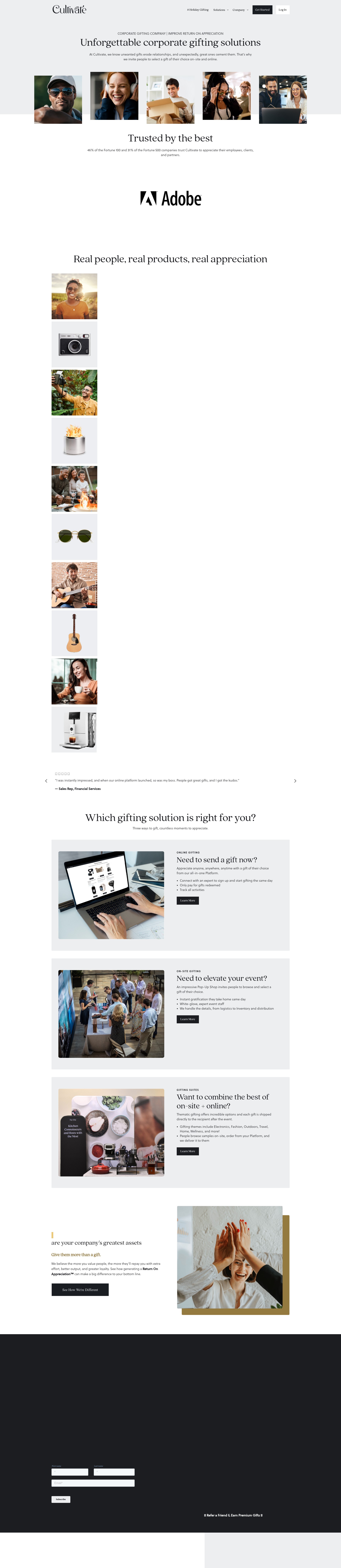 Screenshot of cultivatepcg.com