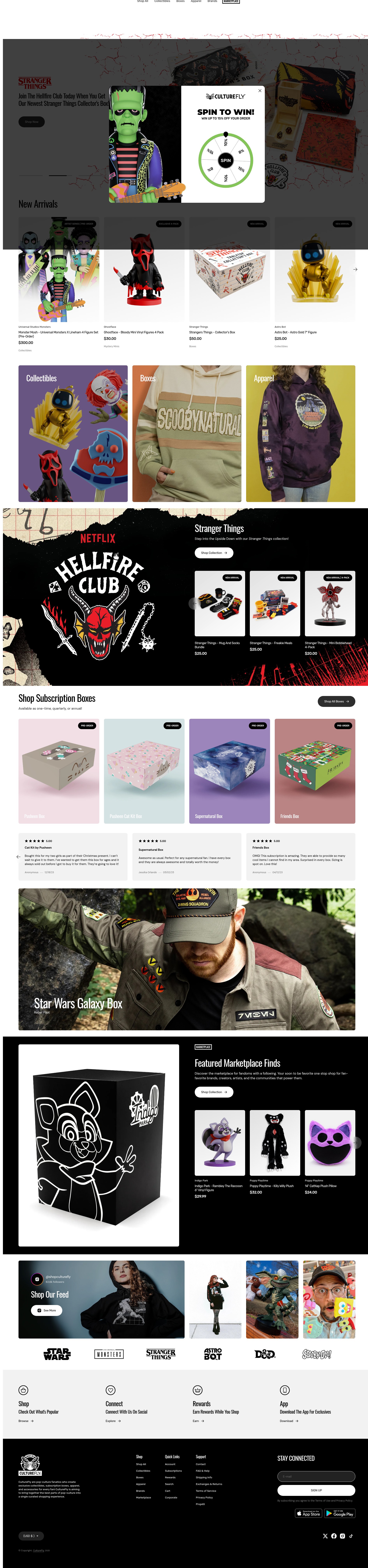 Screenshot of culturefly.com