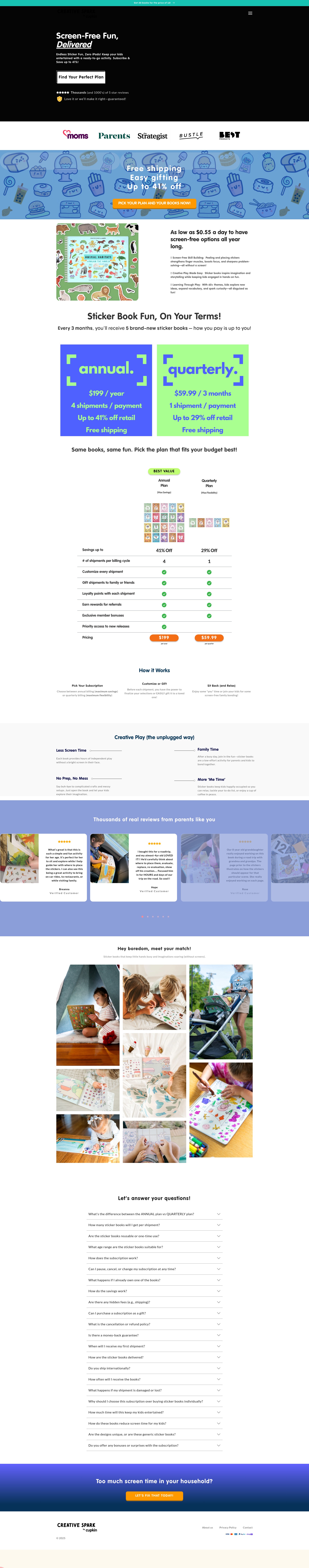 Screenshot of cupkin.com