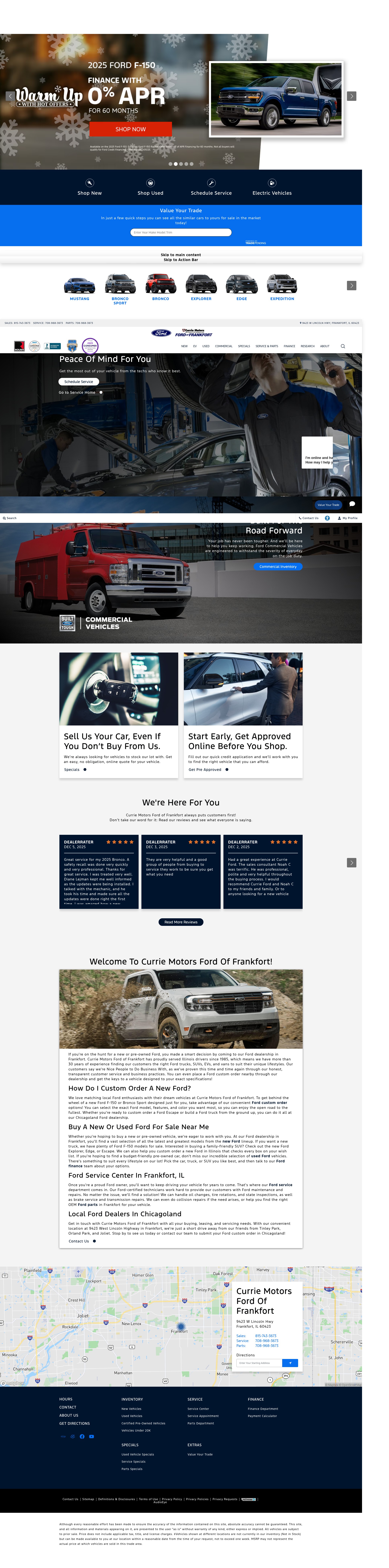 Screenshot of currieford.com