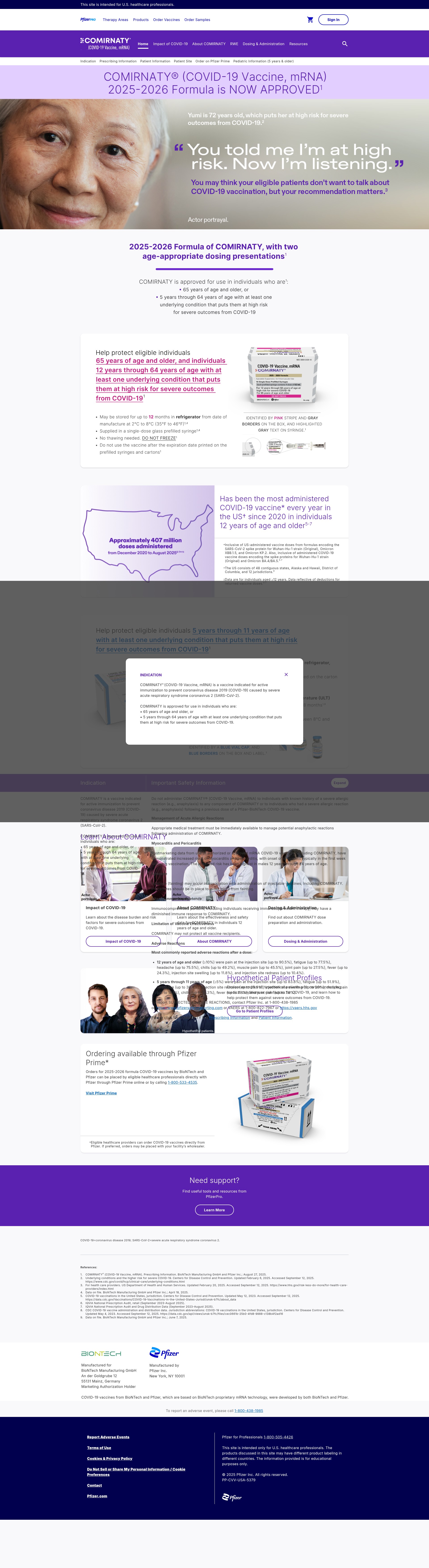 Screenshot of cvdvaccine-us.com