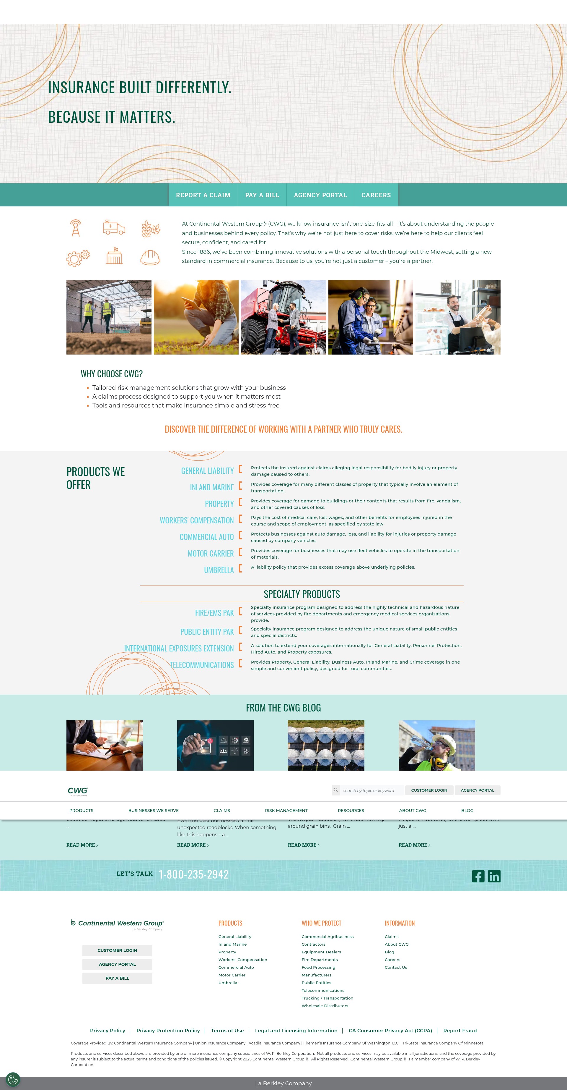 Screenshot of cwgins.com