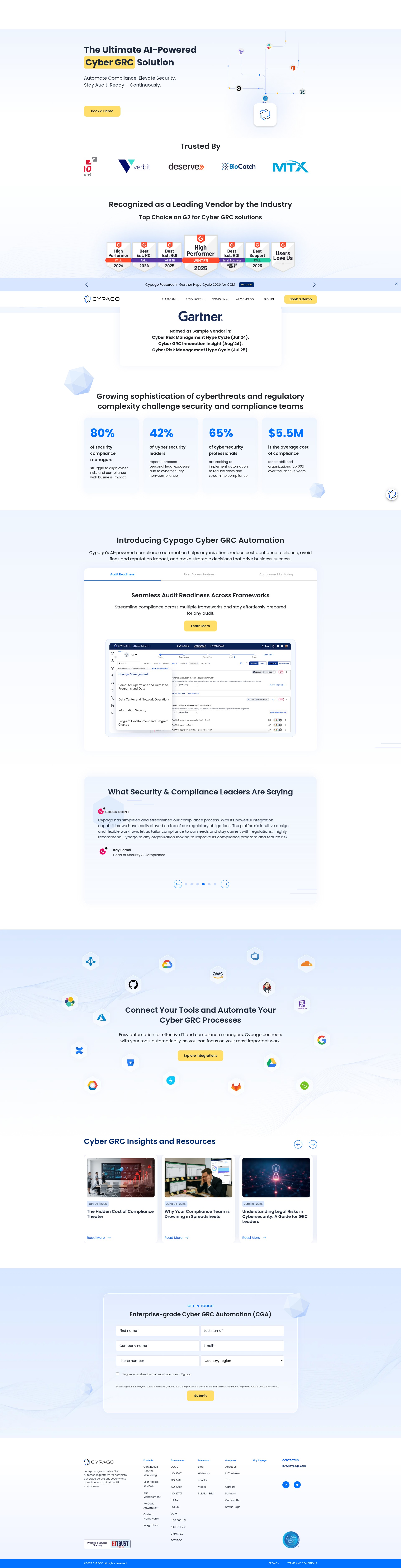 Screenshot of cypago.com