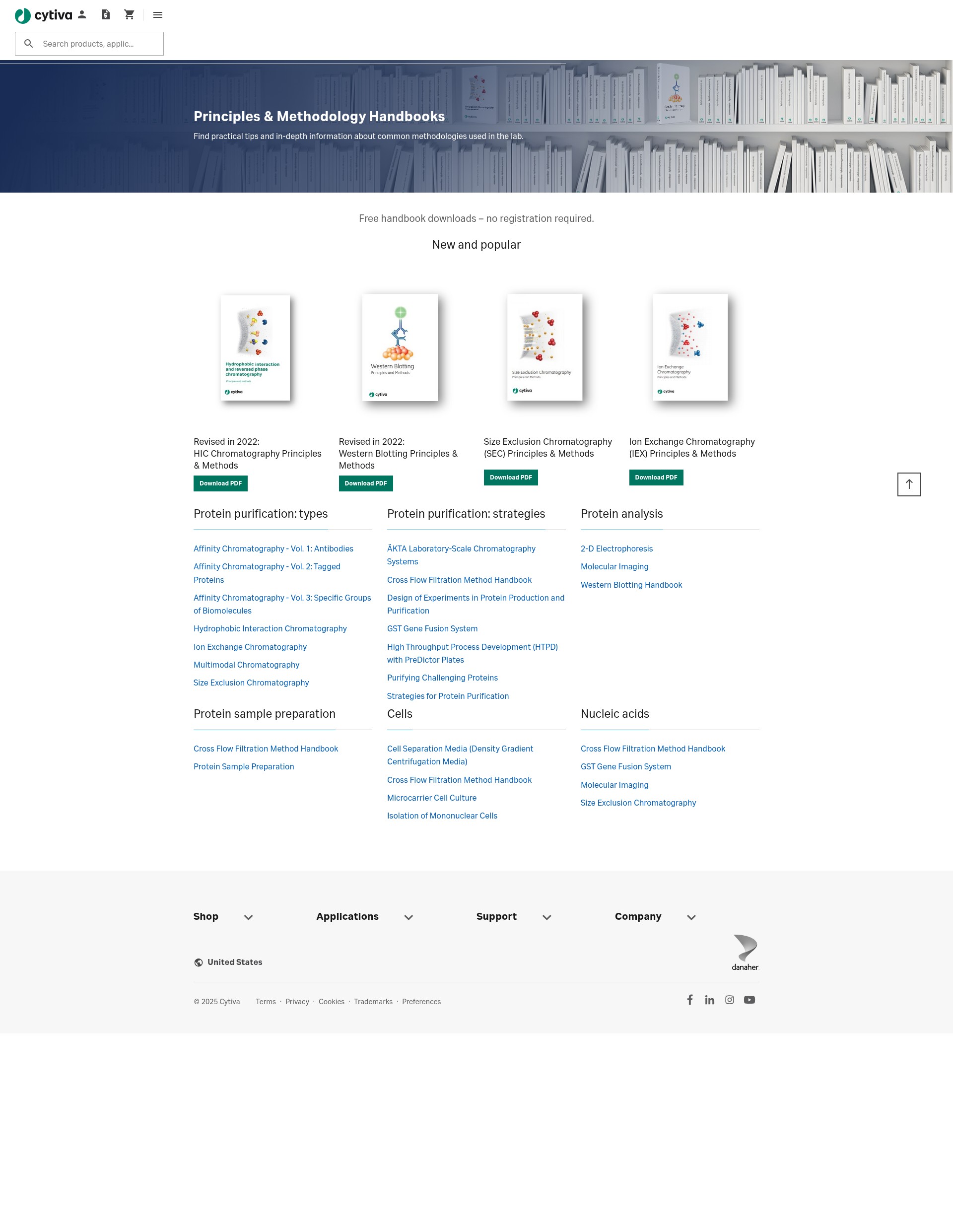 Screenshot of cytivalifesciences.com
