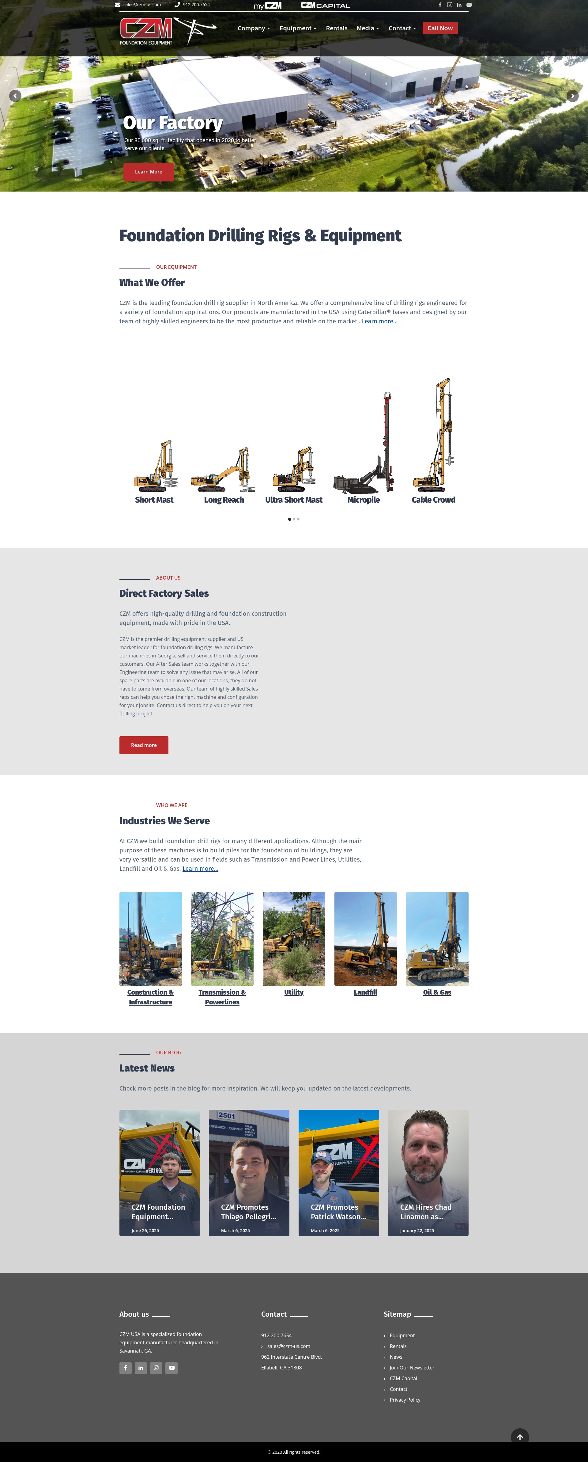 Screenshot of czm-us.com