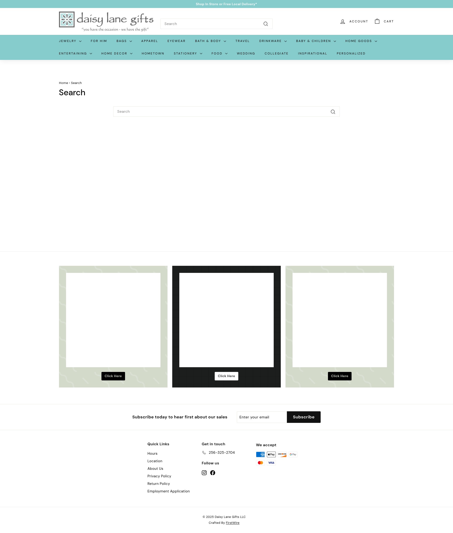 Screenshot of daisylanegifts.com