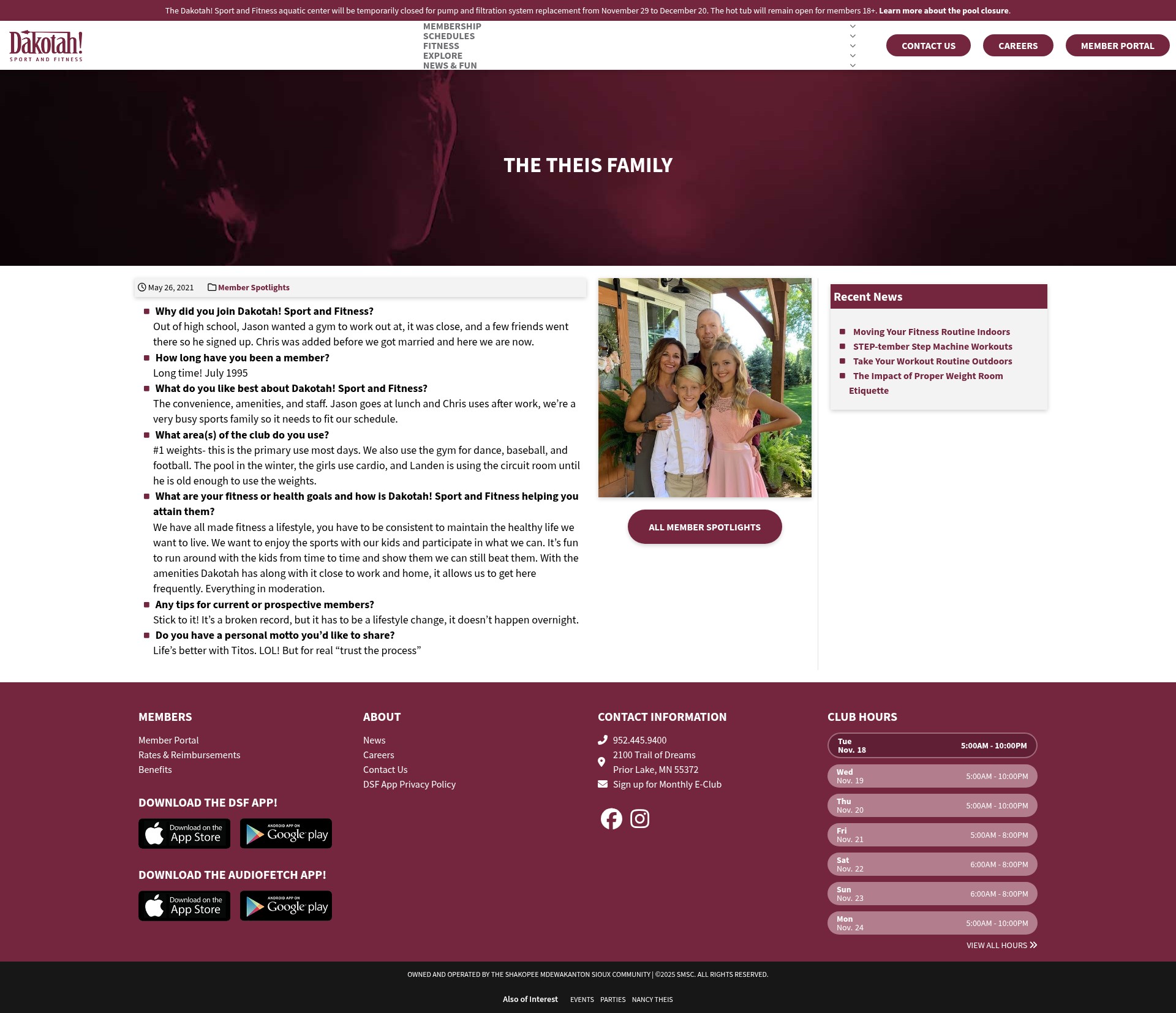 Screenshot of dakotahsport.com