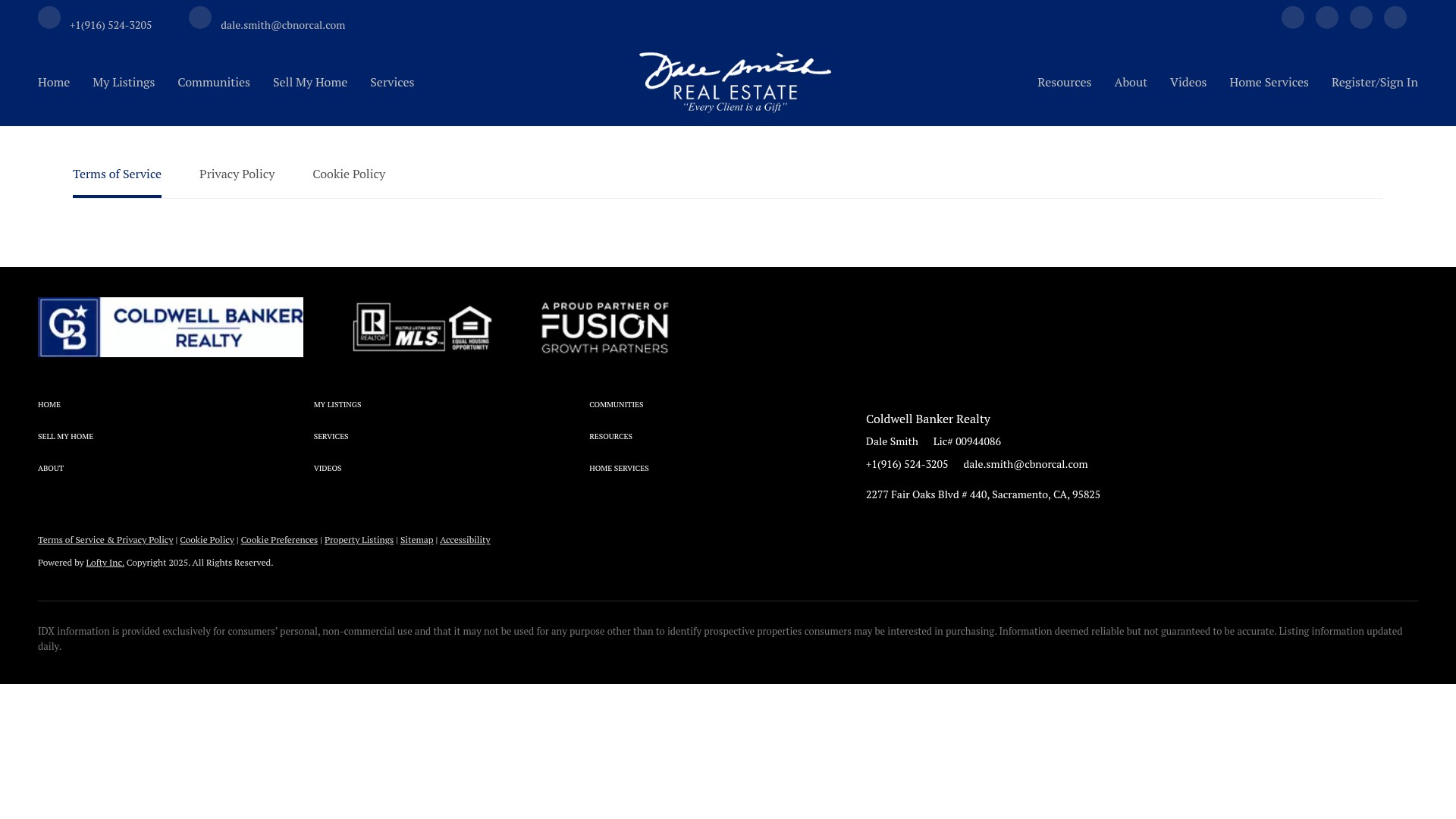 Screenshot of dalesmithsellshomes.com