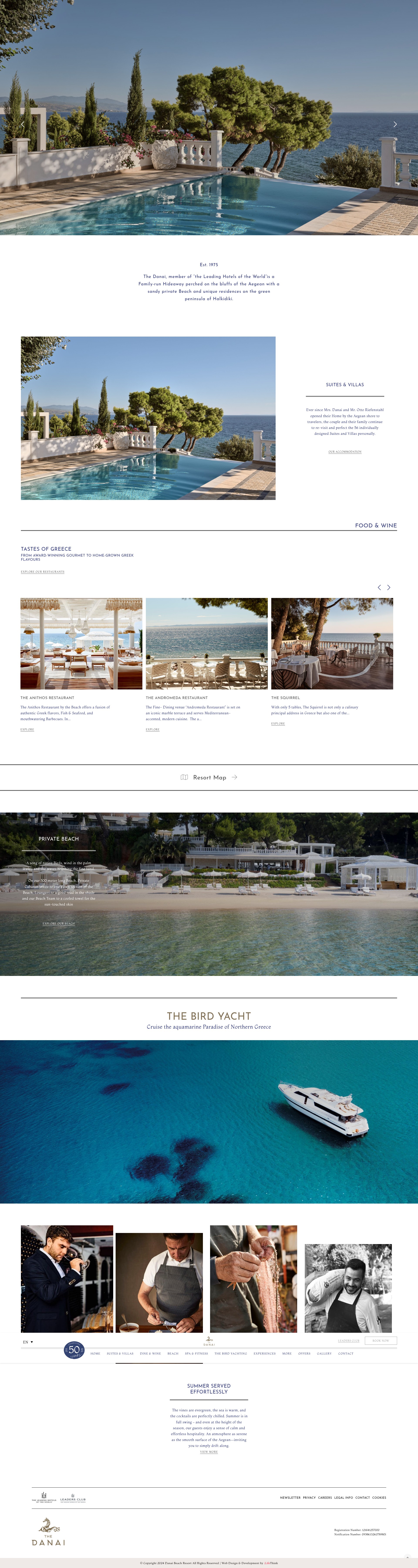 Screenshot of danairesort.com