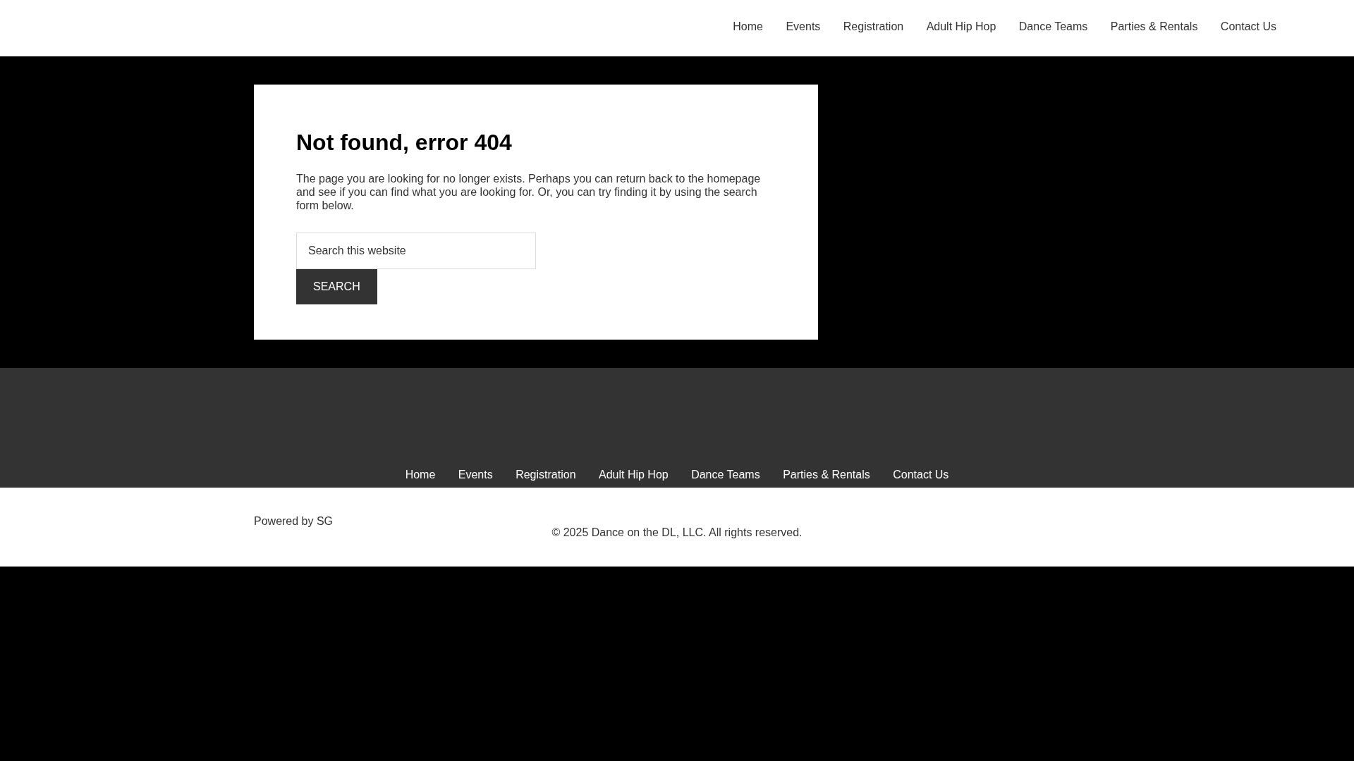 Screenshot of danceonthedl.com