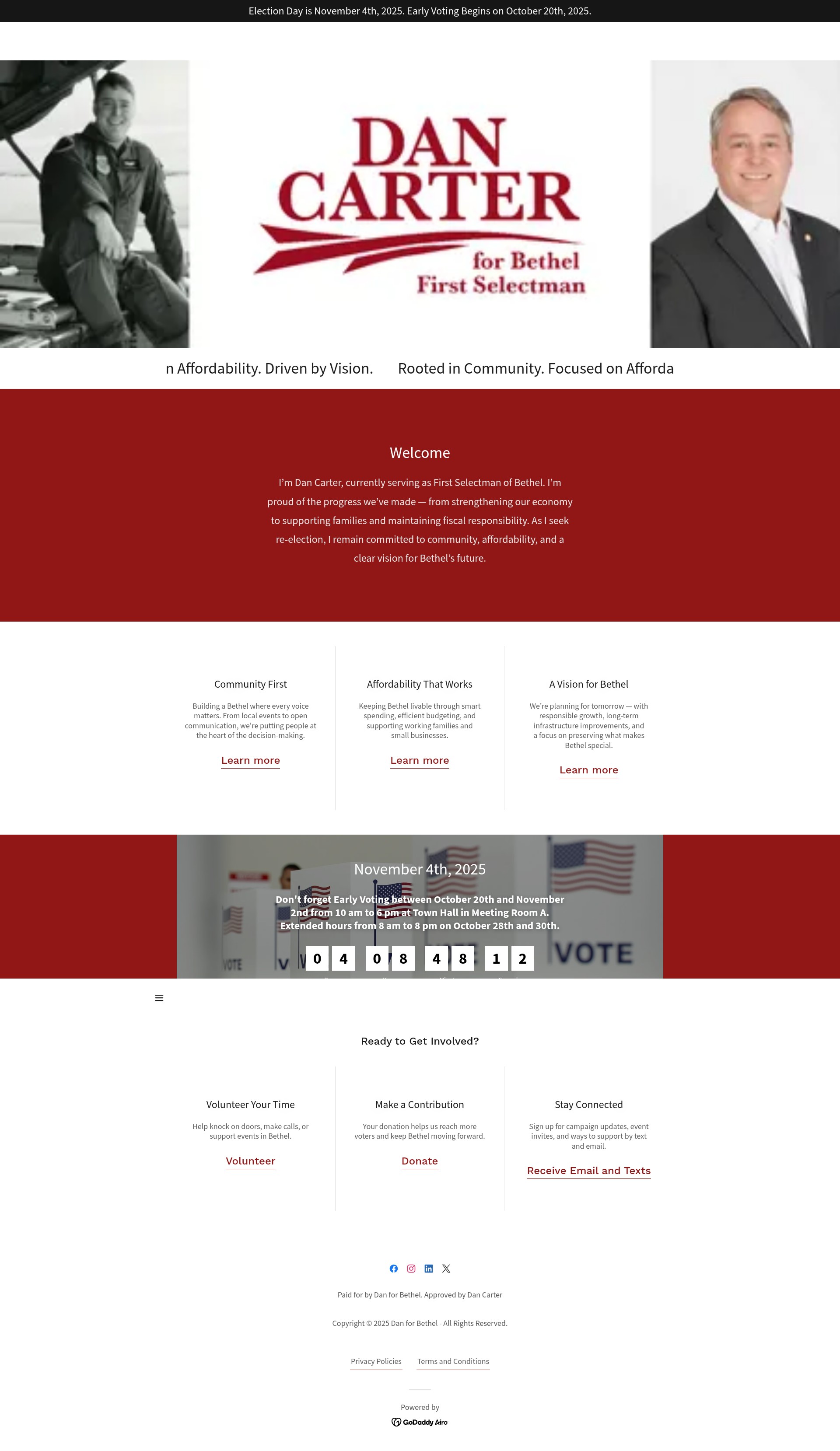 Screenshot of danforbethel.com