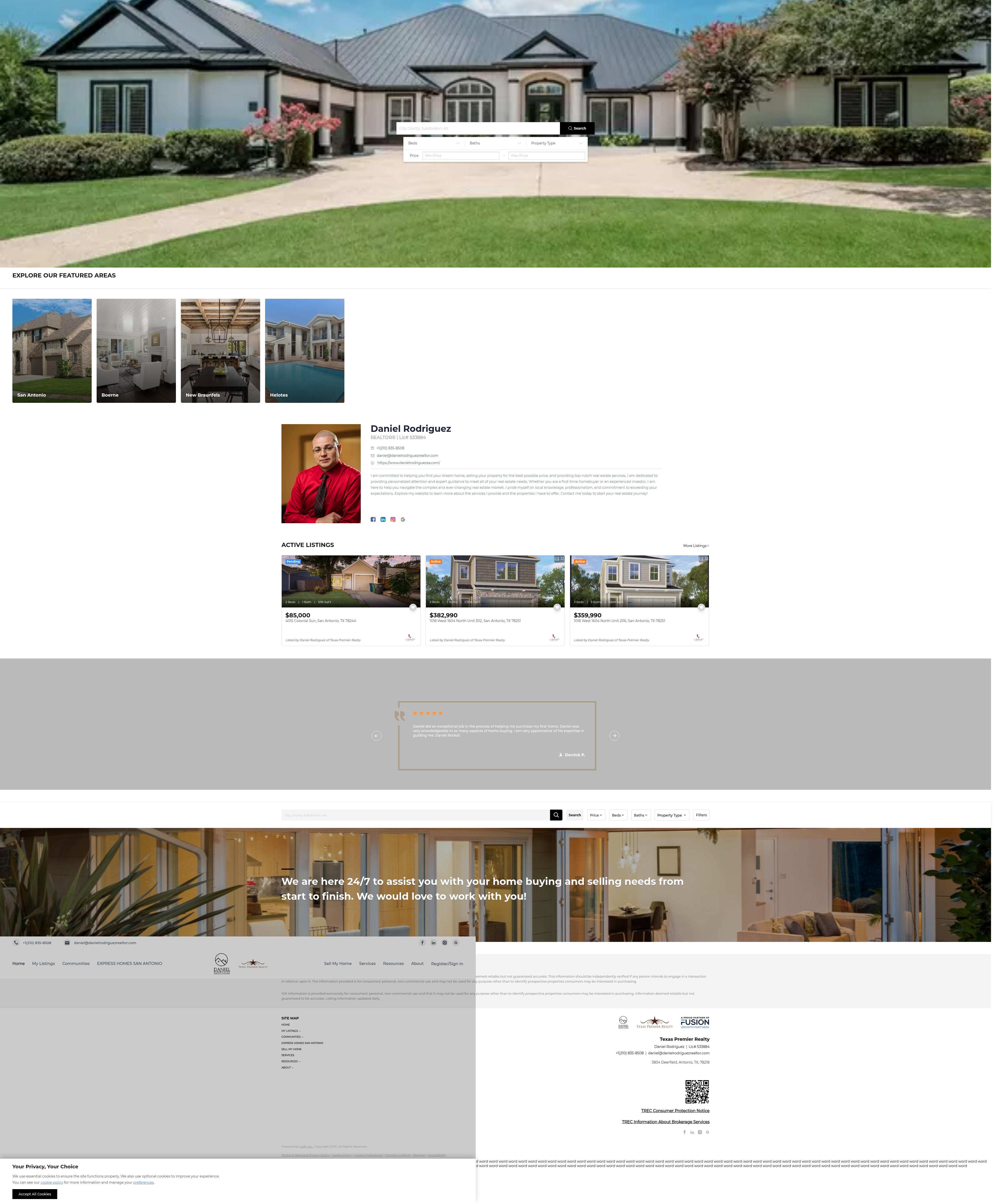Screenshot of danielrodriguezsa.com