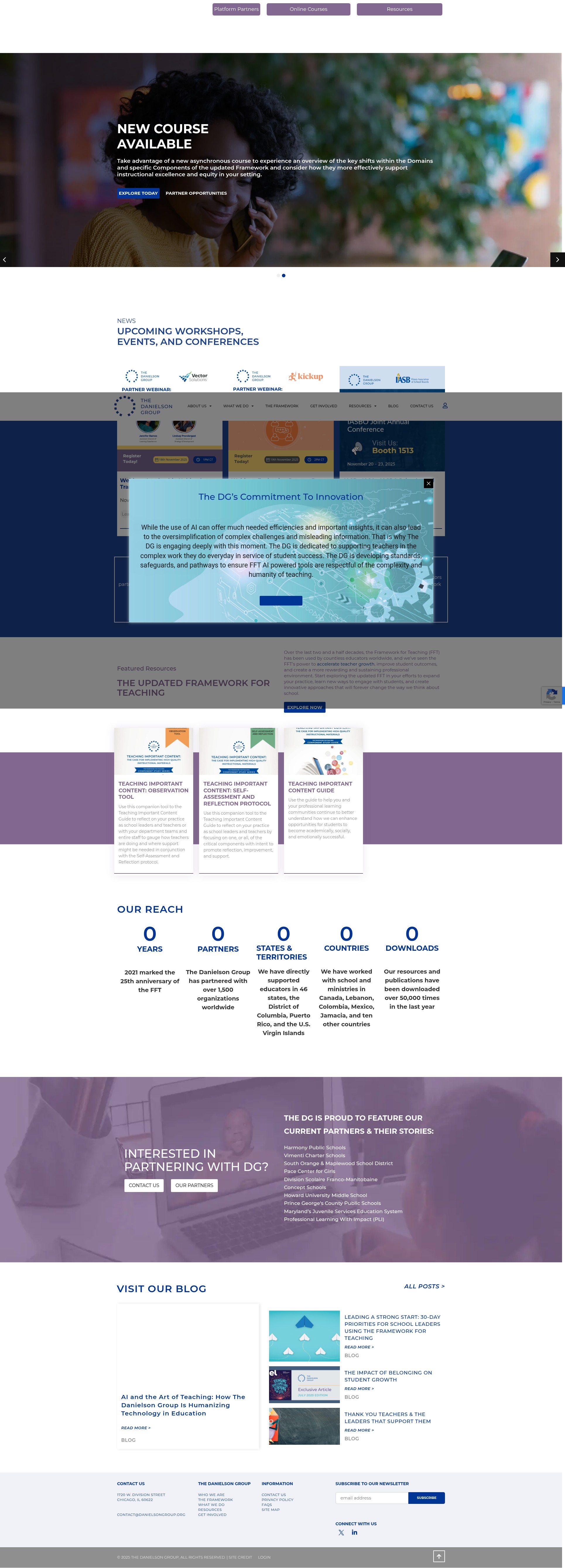 Screenshot of danielsongroup.org