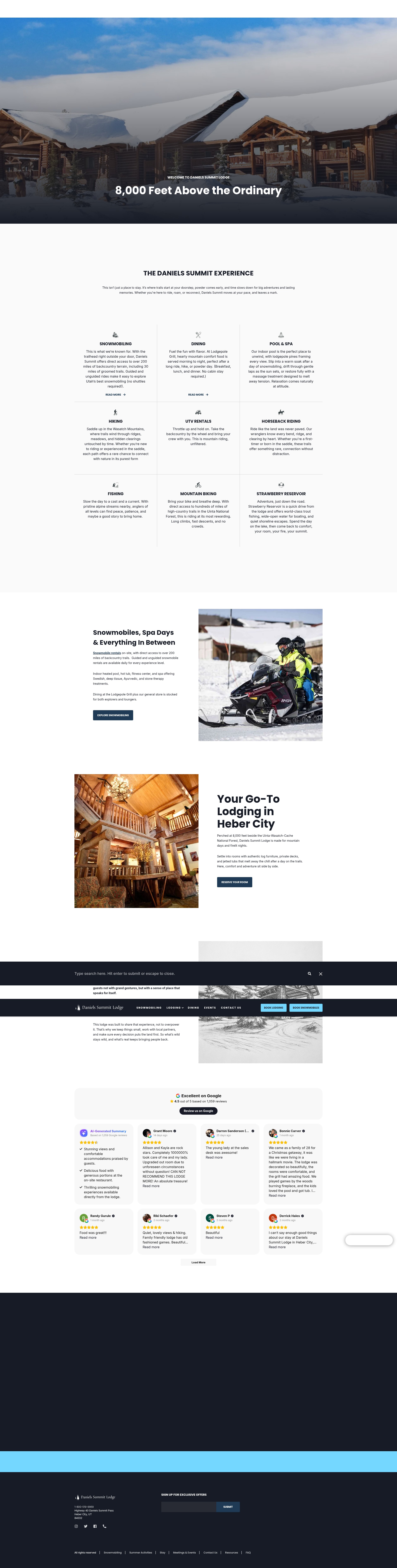 Screenshot of danielssummit.com