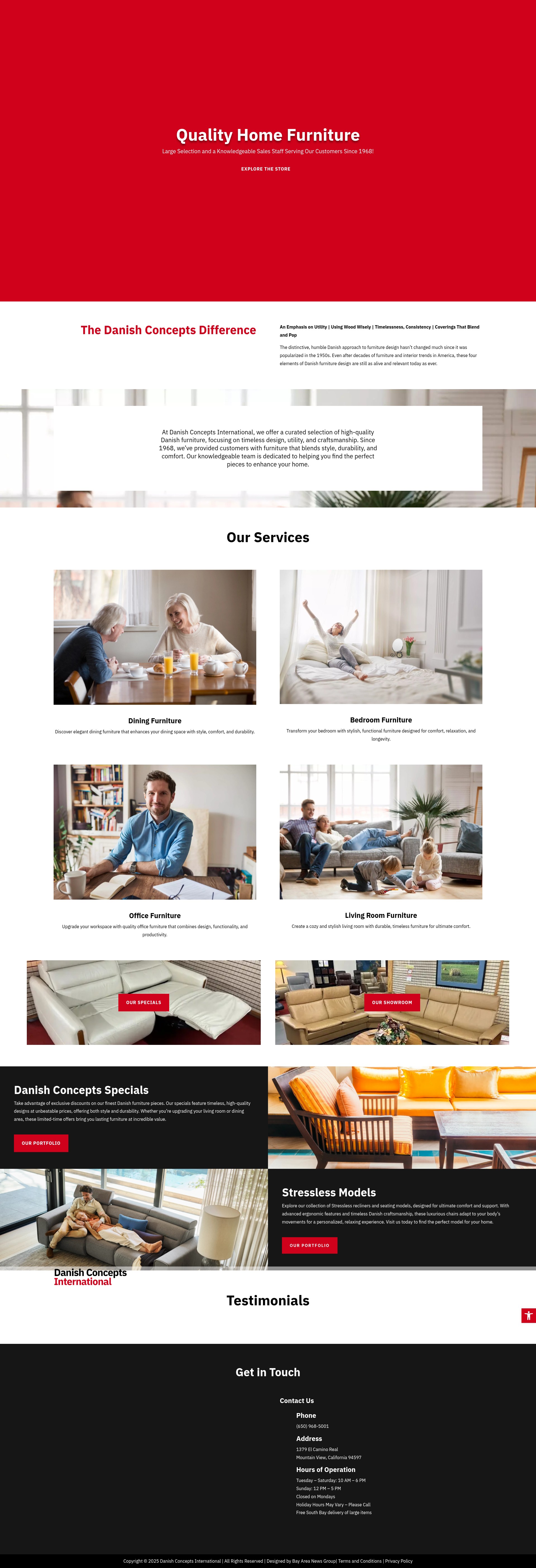 Screenshot of danishconcepts.com