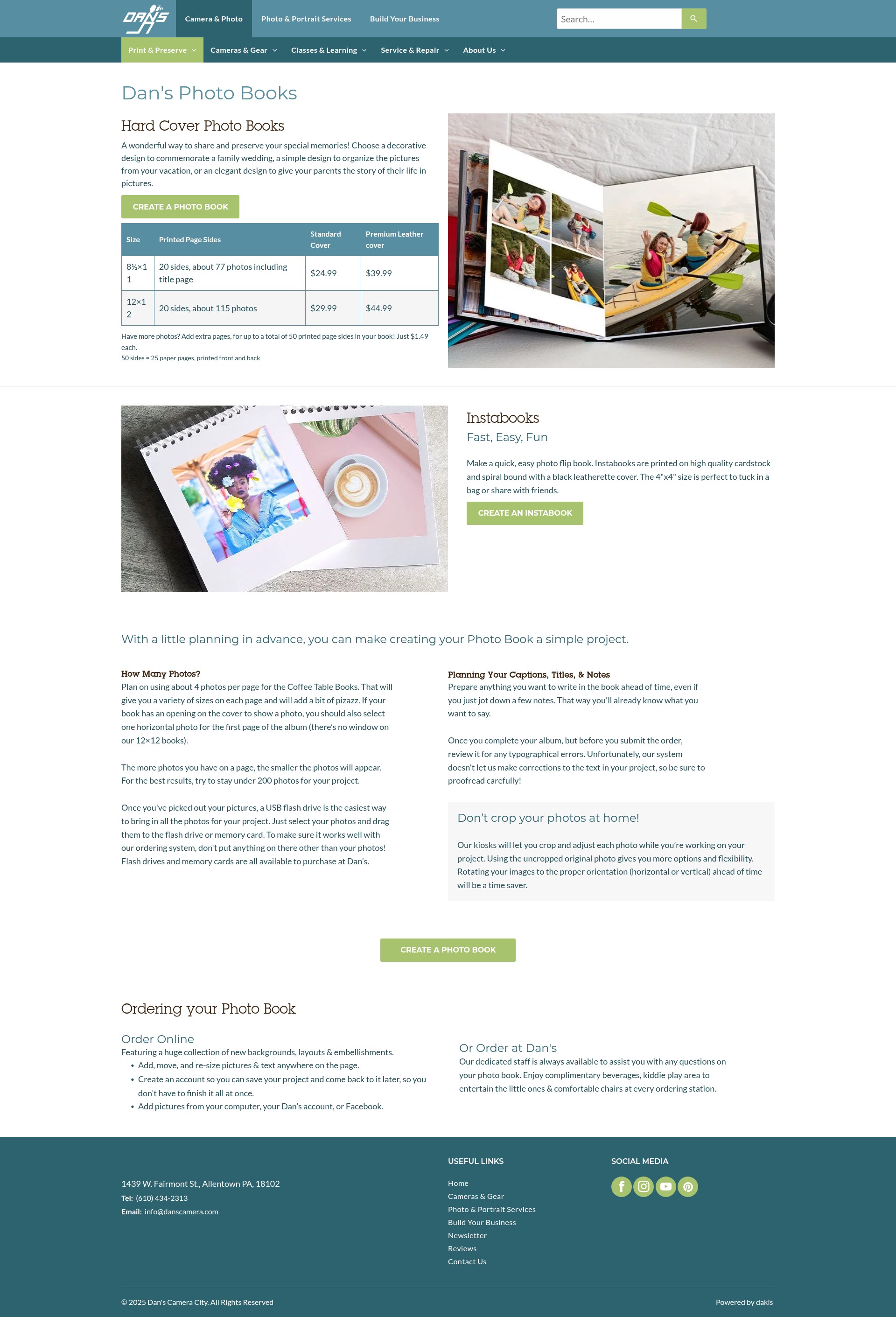 Screenshot of danscamera.com