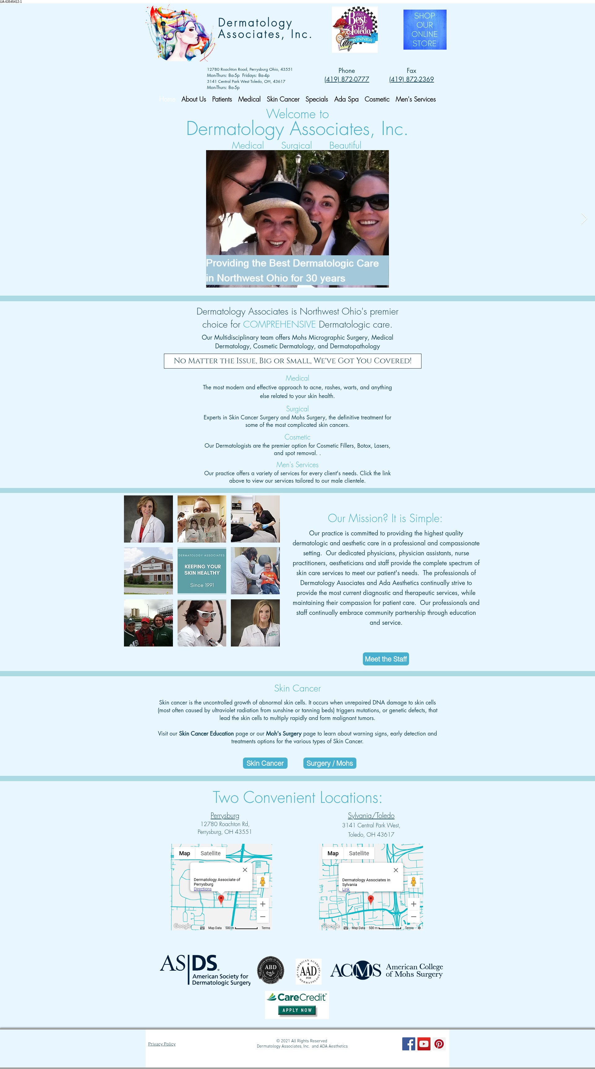 Screenshot of daohio.com