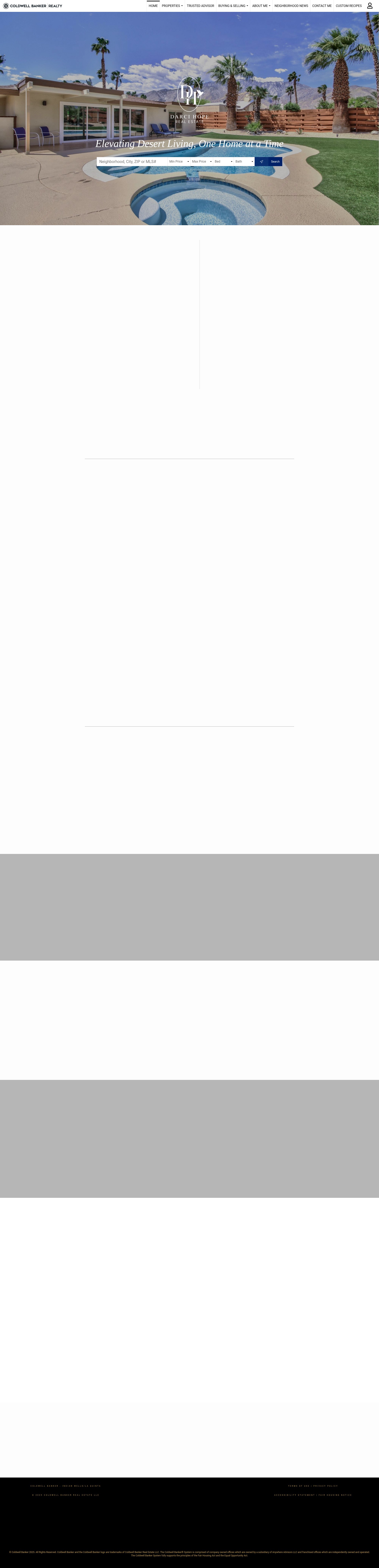 Screenshot of darcihoperealtor.com