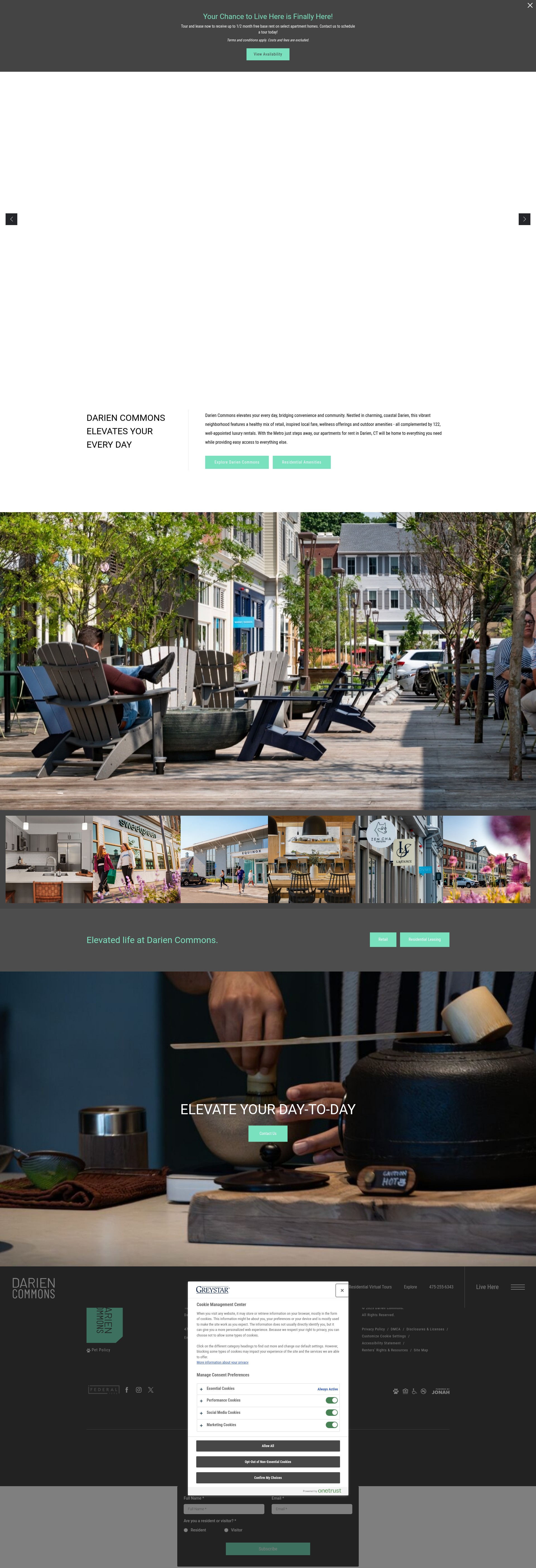 Screenshot of dariencommons.com