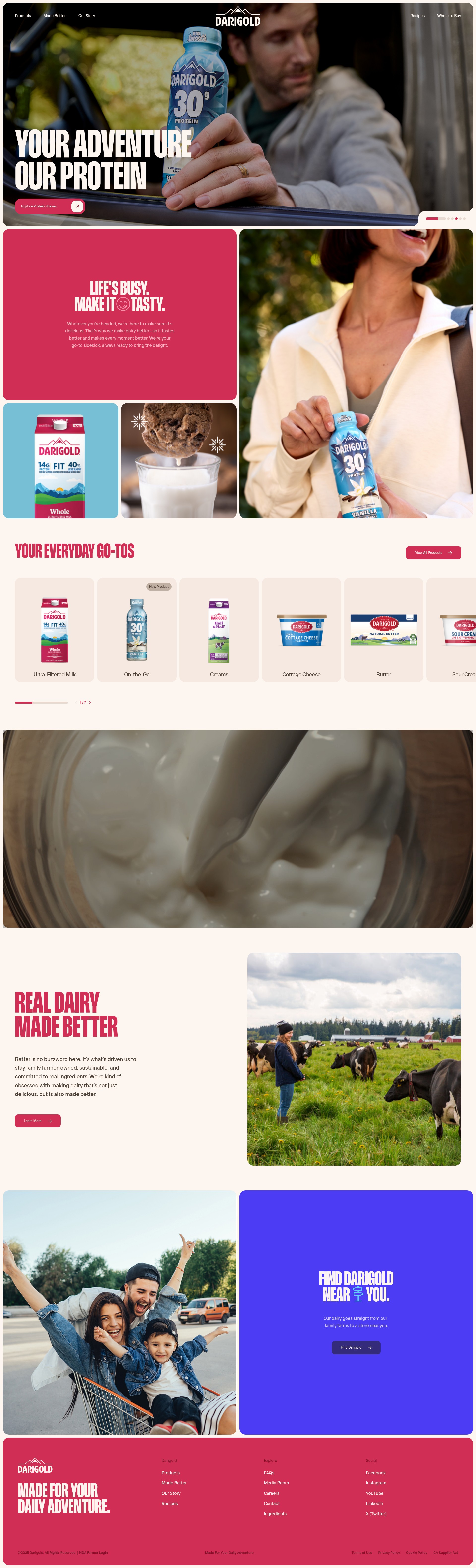 Screenshot of darigold.com